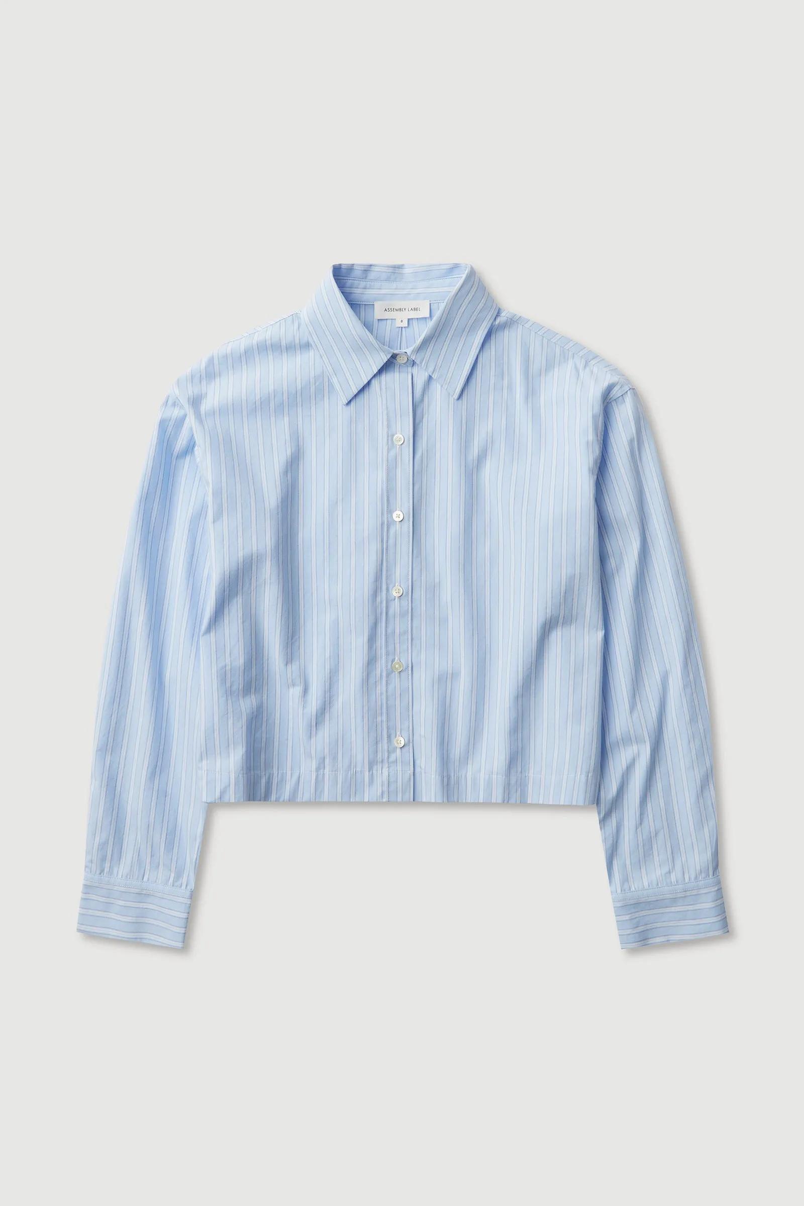 Advanced Moisture Management Tessa Poplin Cropped Shirt