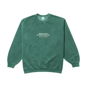 Comfy Essentials Odor Resistant Fabric Vice 84 'Athletics' Vintage Washed Sweater - Emerald Green
