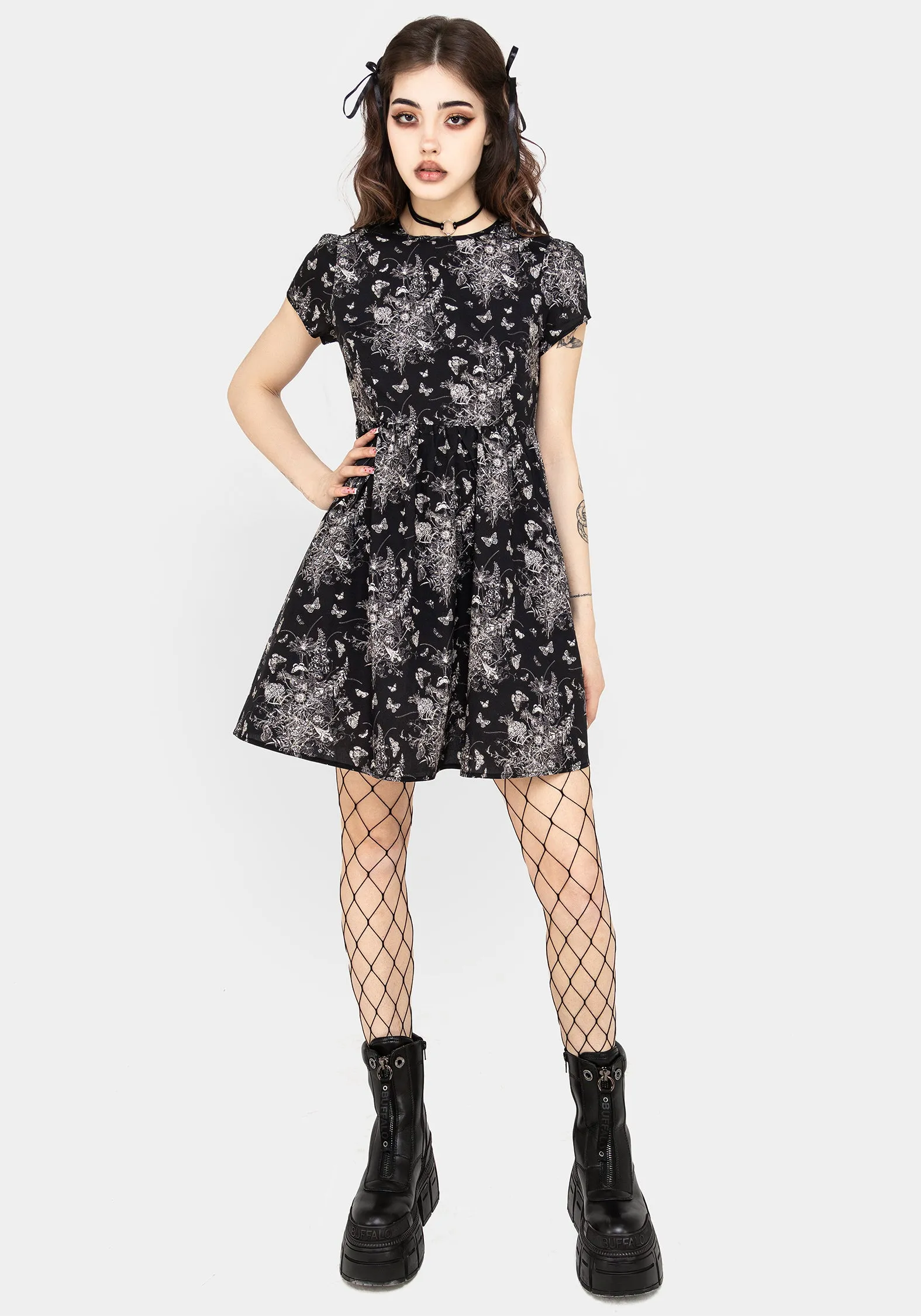 Thalia Mini Skater Dress Trend Fit