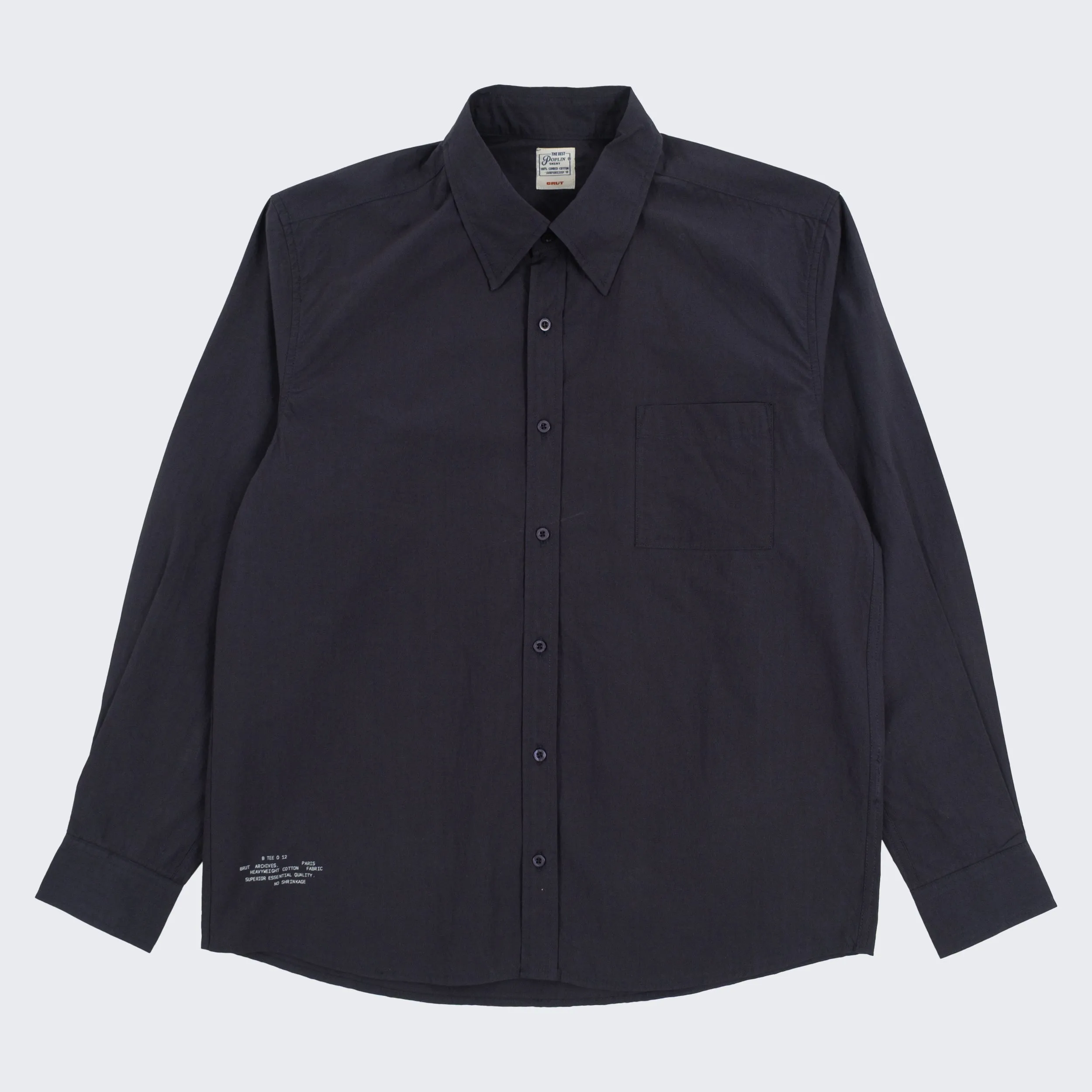 THE BEST POPLIN SHIRT Flexible Shoulder Panels Eco Friendly Material