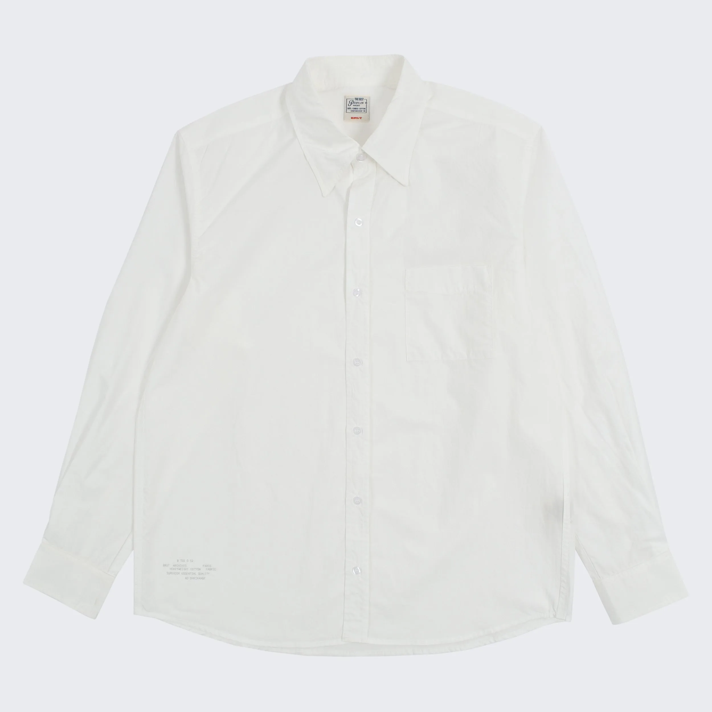 THE BEST POPLIN SHIRT birthday celebration