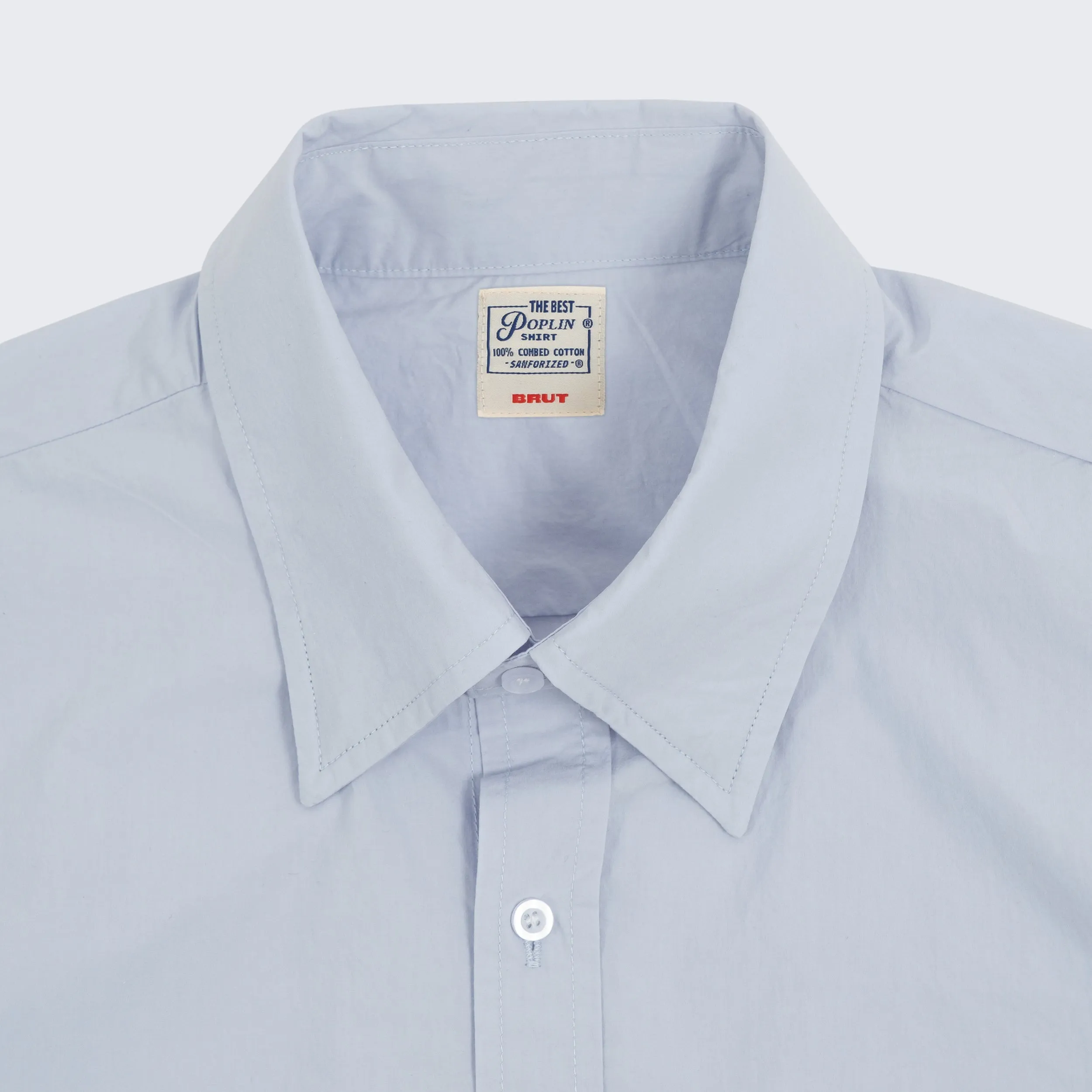 THE BEST POPLIN SHIRT Neutral Toned Stitching