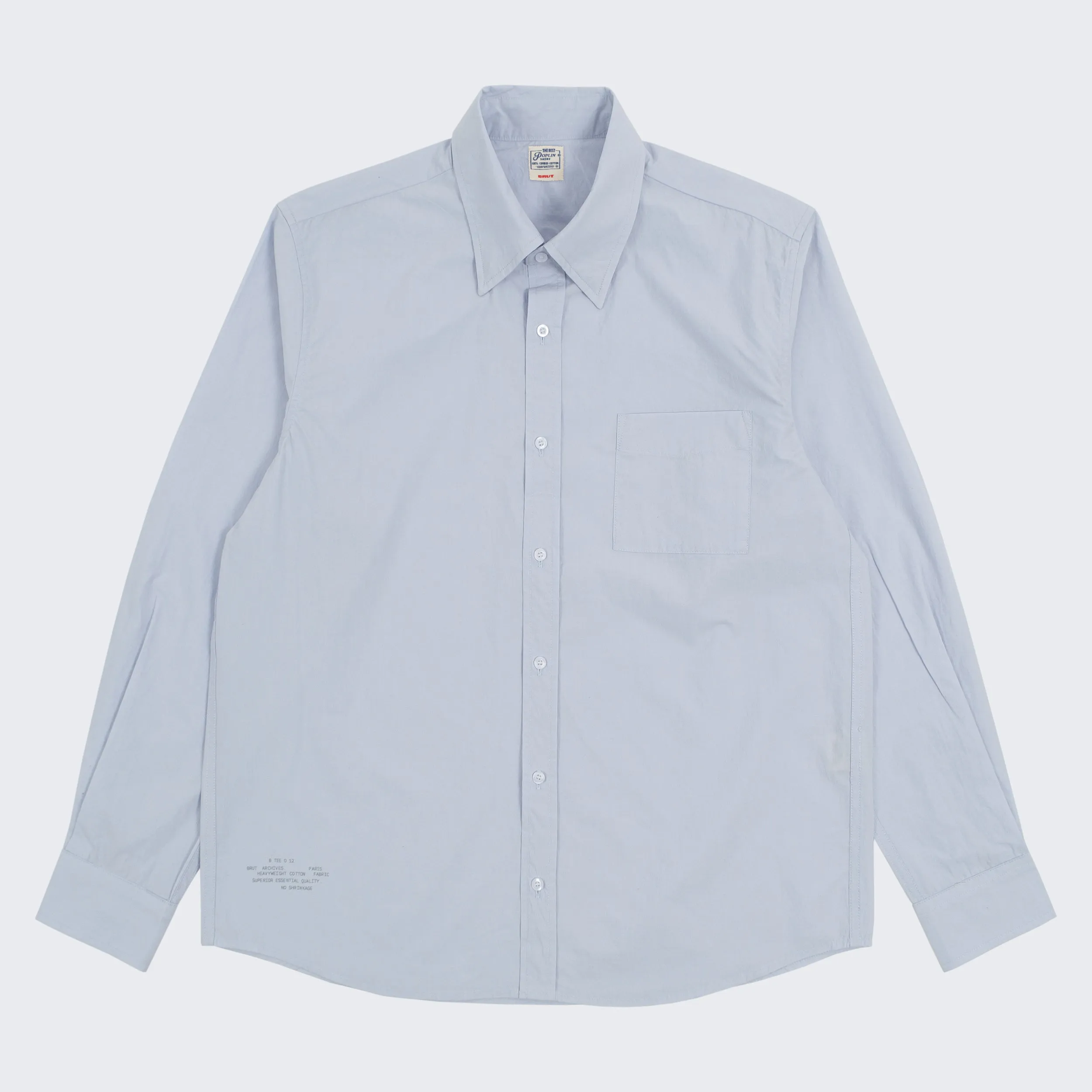 THE BEST POPLIN SHIRT Sheer Panel