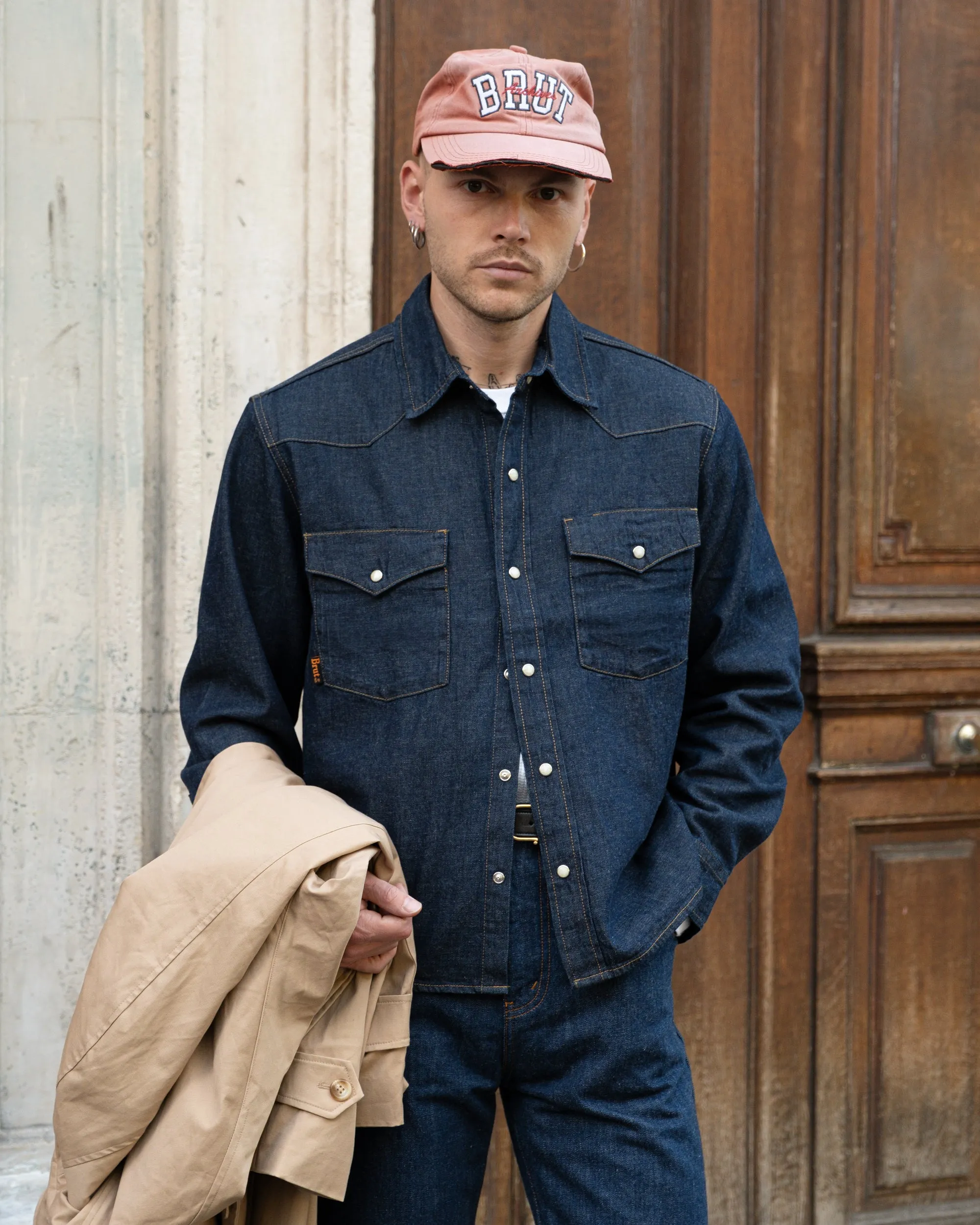 THE CROPPED DENIM SHIRT Multipurpose Utility Short Sleeve