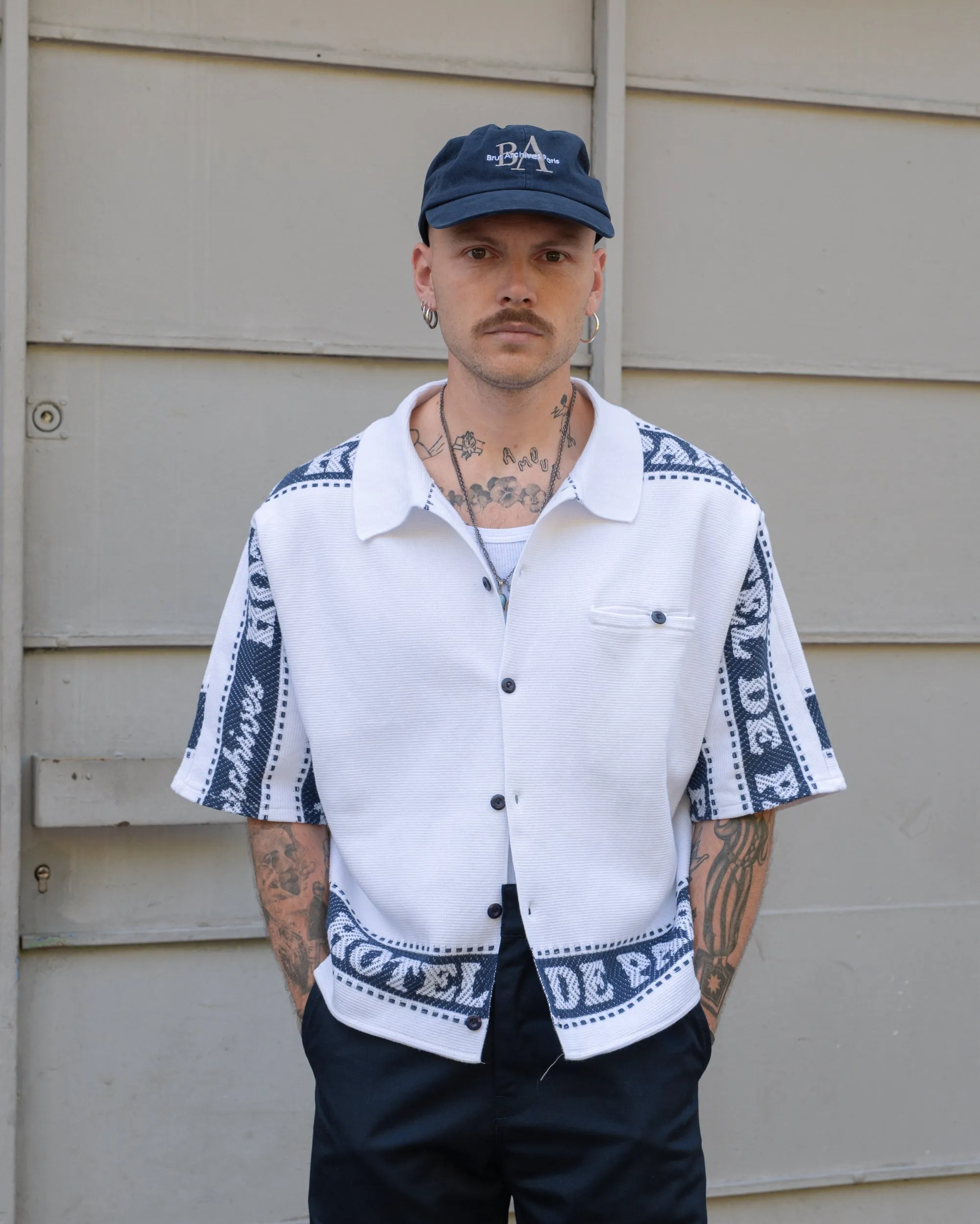 THE CROPPED H?TEL DE PARIS SHIRT tall size