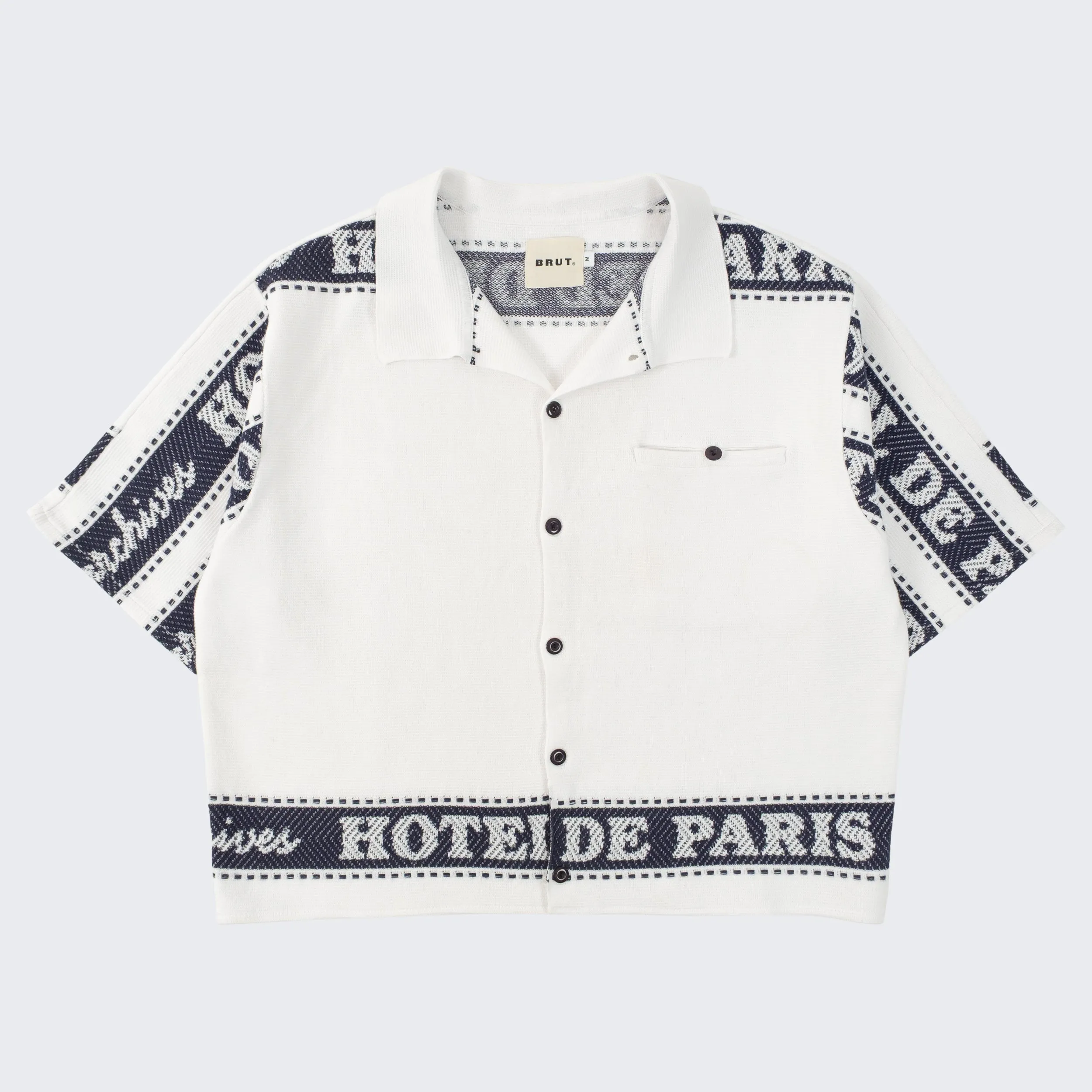 Holiday Style City Exploration THE CROPPED H?TEL DE PARIS SHIRT