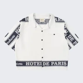 Holiday Style City Exploration THE CROPPED H?TEL DE PARIS SHIRT