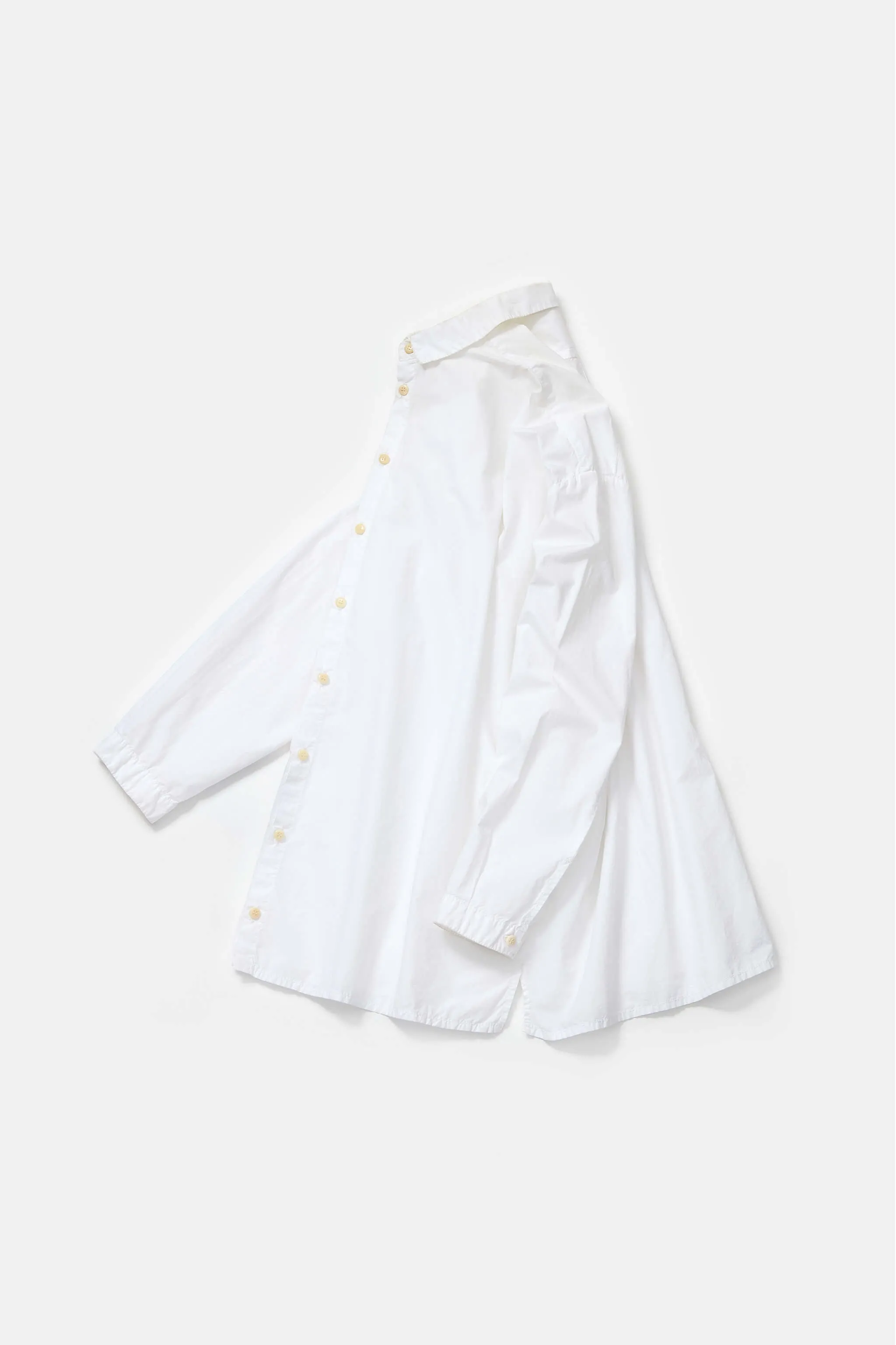 Premium Feel THE DRAUGHTSMAN SHIRT / POPLIN CHALK