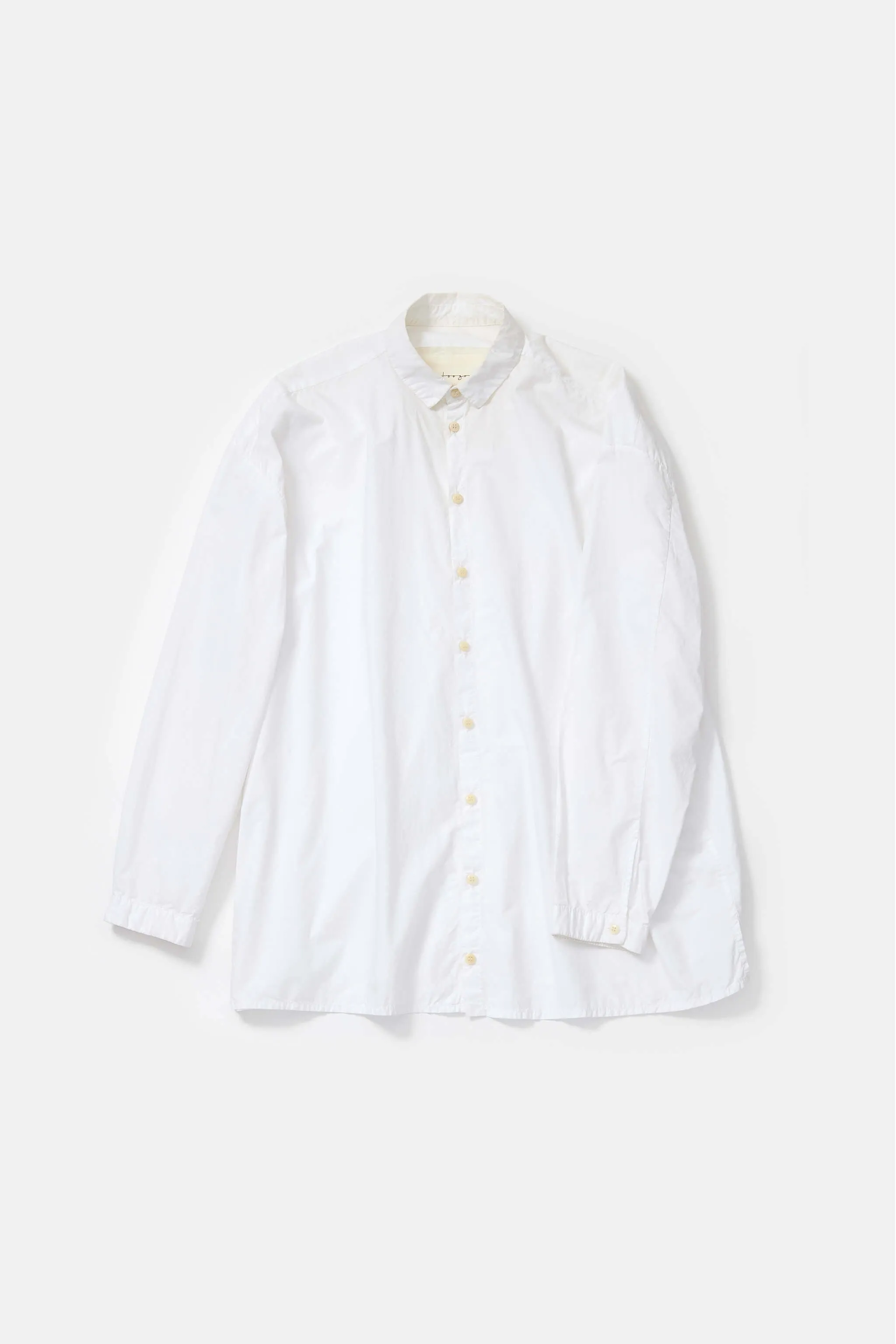 THE DRAUGHTSMAN SHIRT / POPLIN CHALK Student Essential