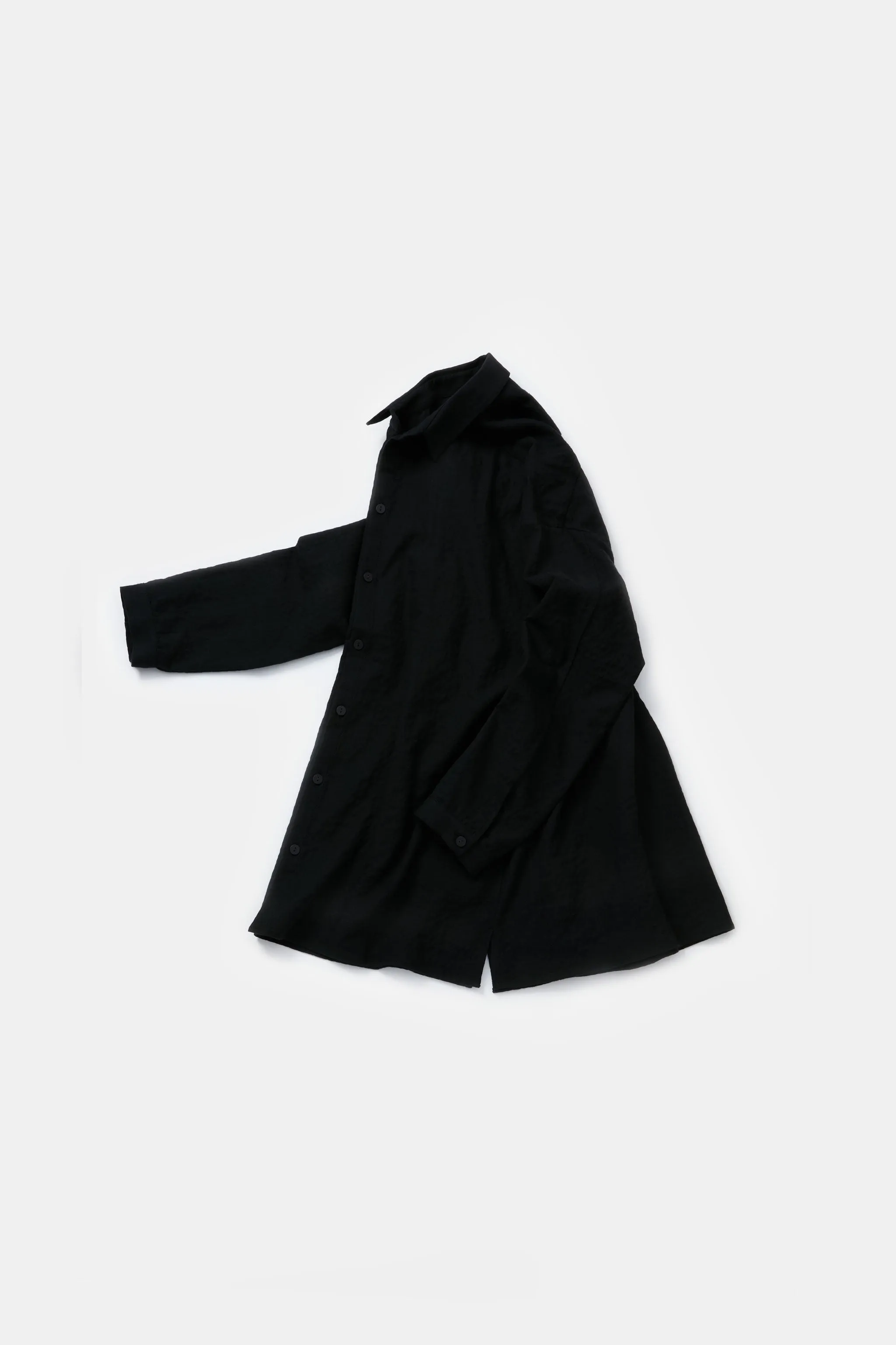 THE DRAUGHTSMAN SHIRT / WRINKLED TWILL FLINT Practical Choice