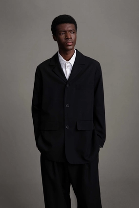 Crisp Weather Fit THE ARTIST JACKET / COMPACT SUITING FLINT