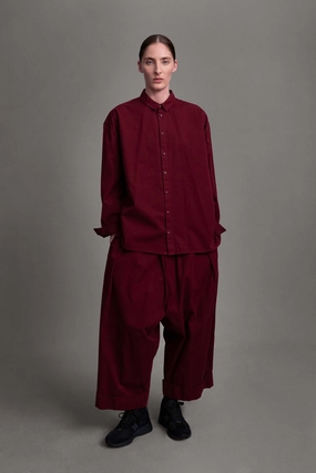 THE BAKER TROUSER / FINE CANVAS PORT QuickReleaseFastenings Distressed finish