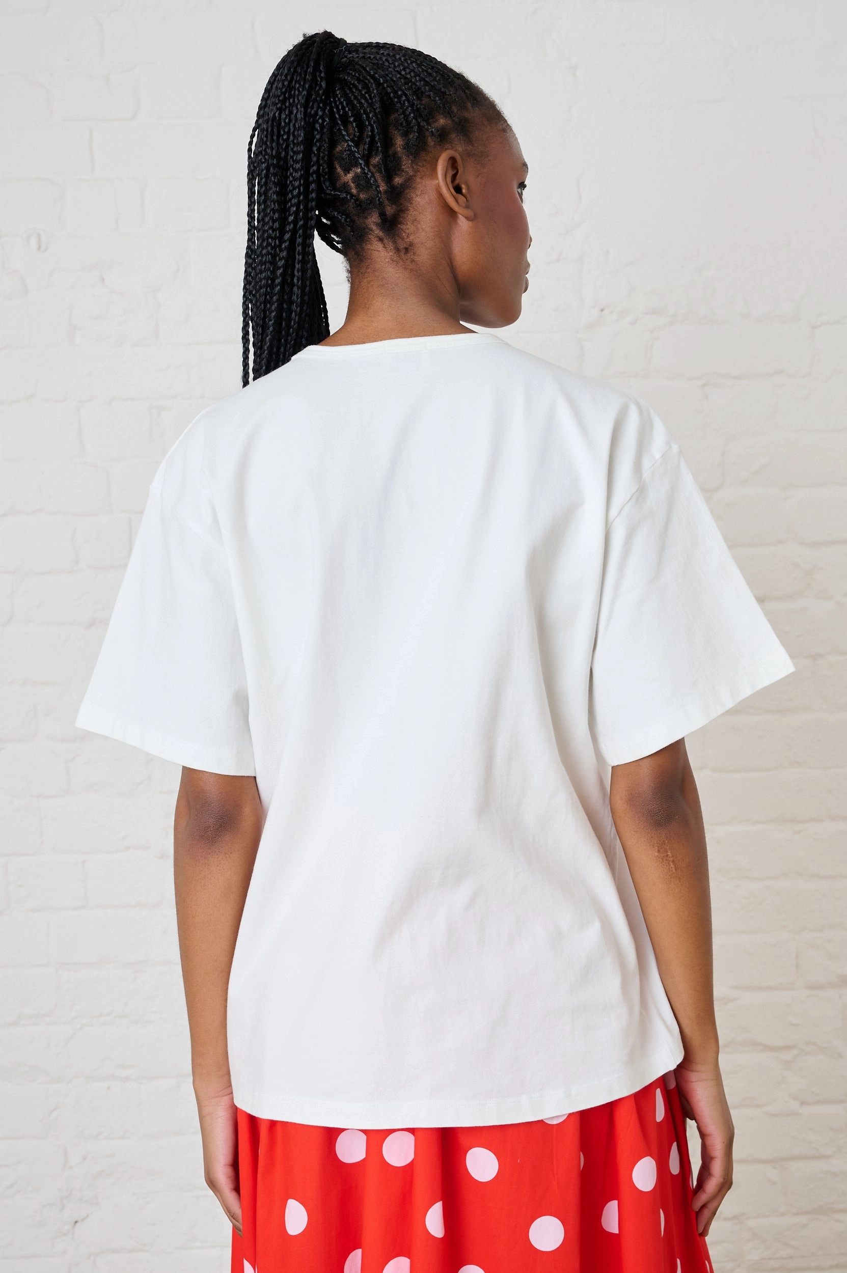 The Boxy Tee with Strawberry Print Multipurpose Design Moisture wicking