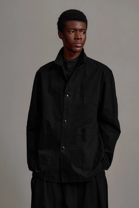 PocketPlacement THE MECHANIC JACKET / WORK TWILL FLINT
