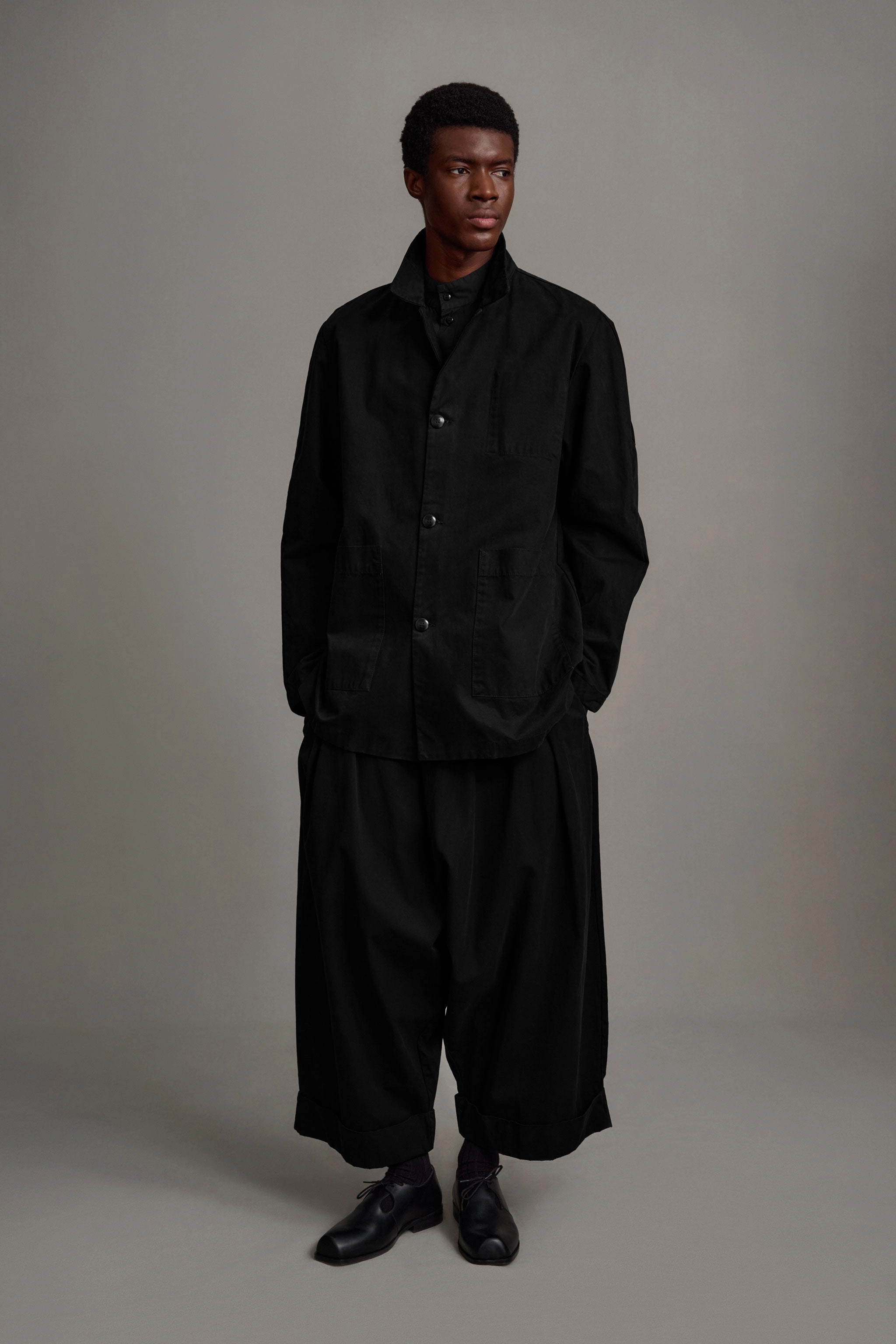 THE MECHANIC JACKET / WORK TWILL FLINT Long Length