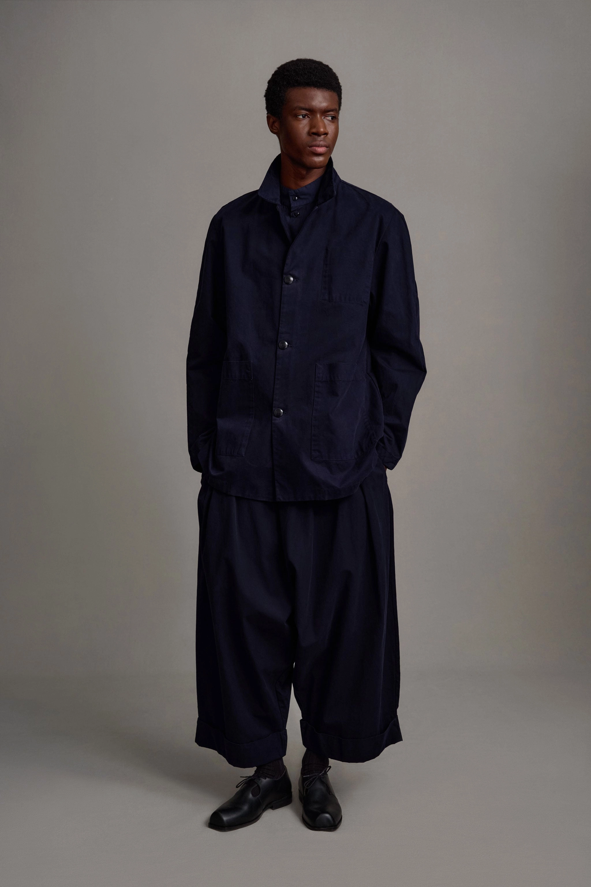 Taped Seam Technology Changeable Style THE MECHANIC JACKET / WORK TWILL INK