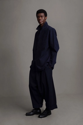 Seam Sealed StretchableMaterial THE MECHANIC JACKET / WORK TWILL INK
