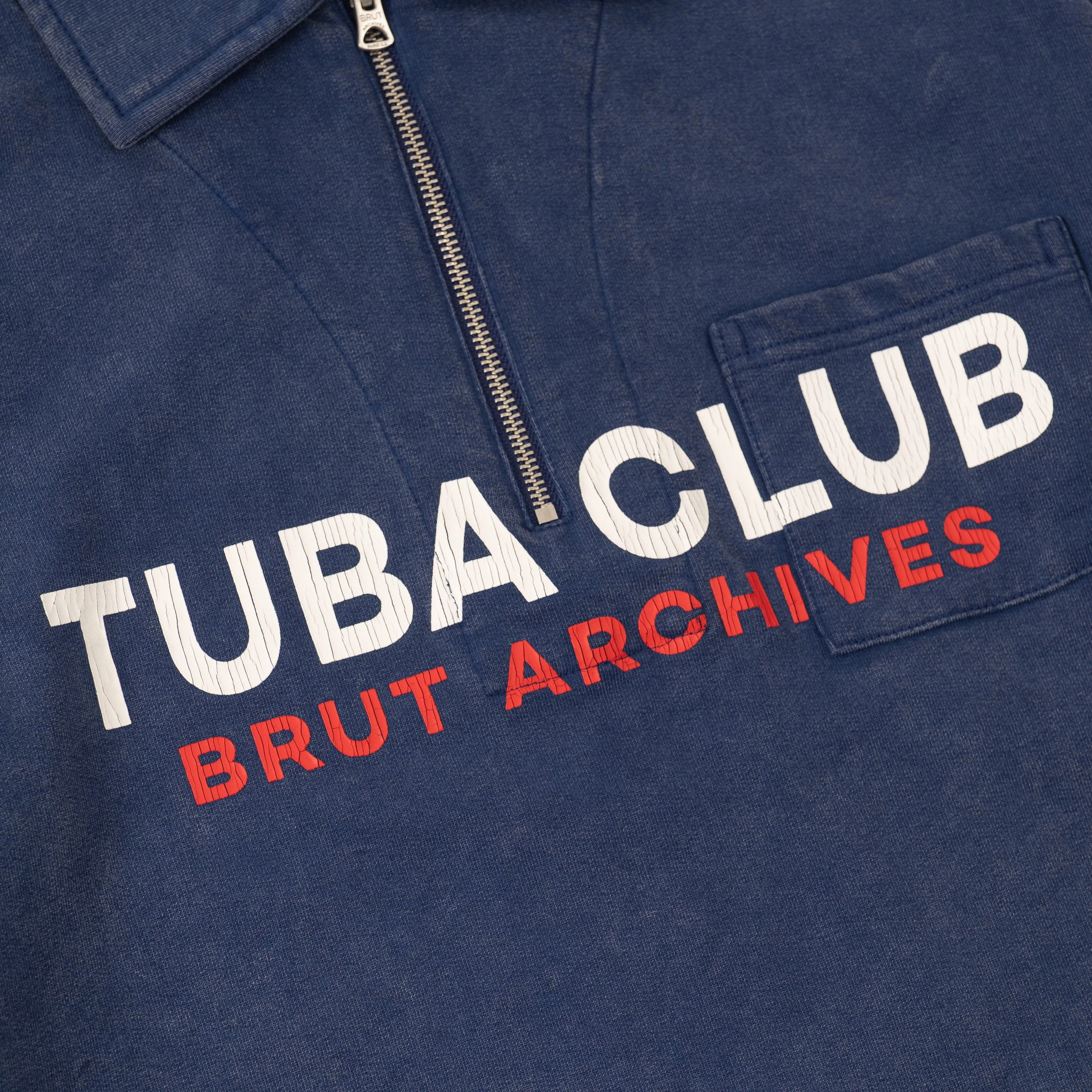 THE SPORT ZIPPED POLO product fleece lining warmth Street Bold