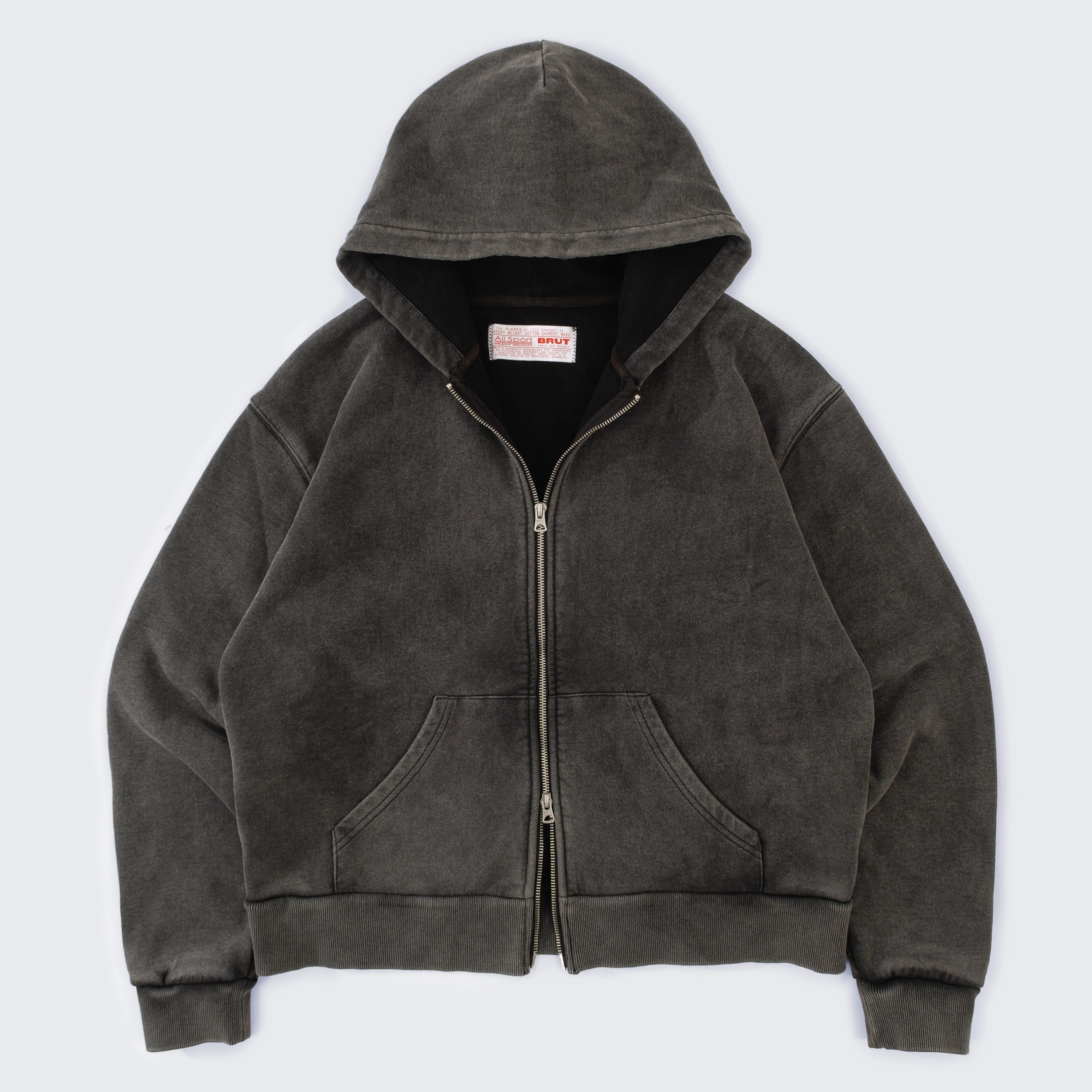 THE THERMAL ZIP SWEAT twill Tight Fit
