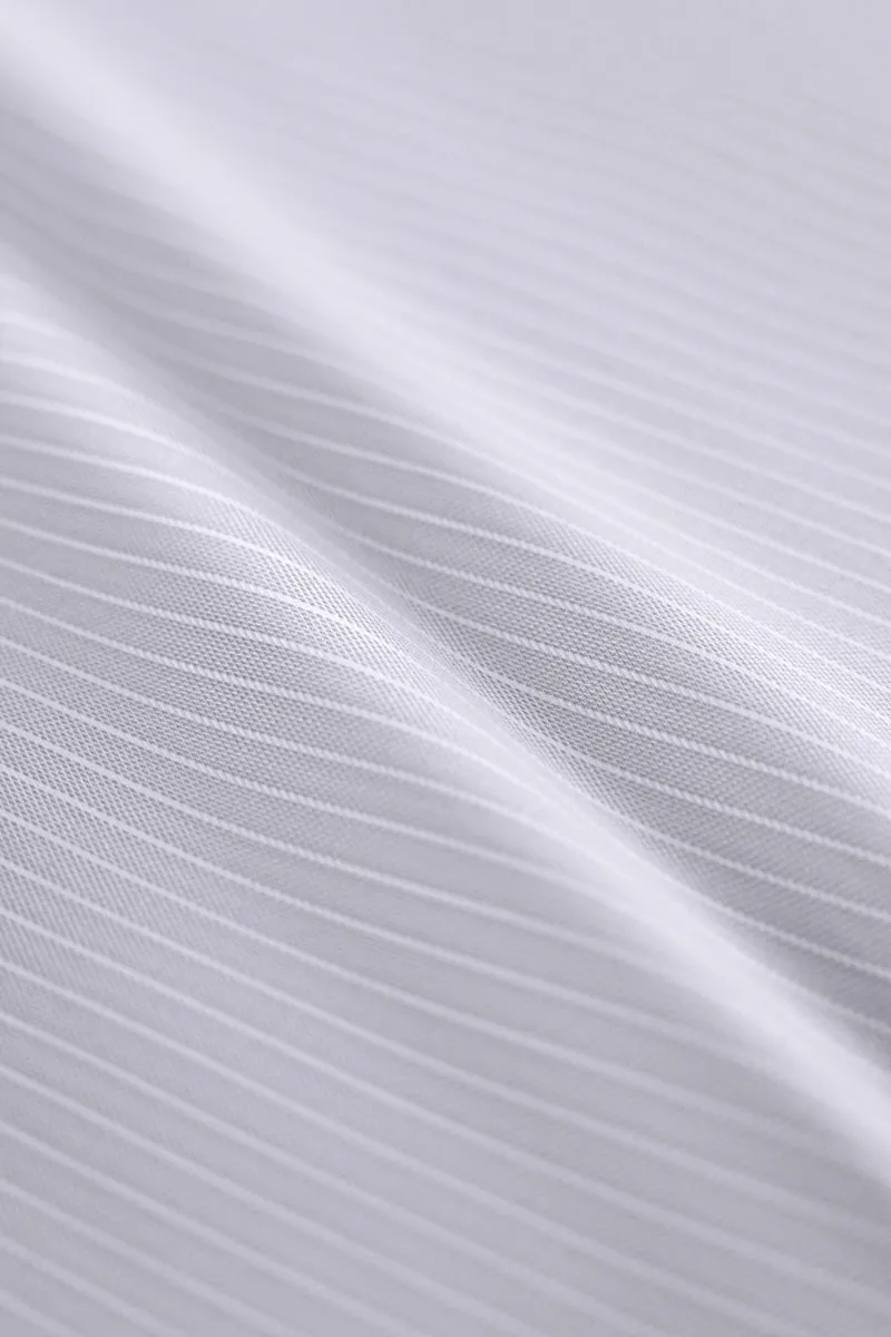 InstantCool Dobby Dress Shirt | Grey Stripes 19390N Designer Touch