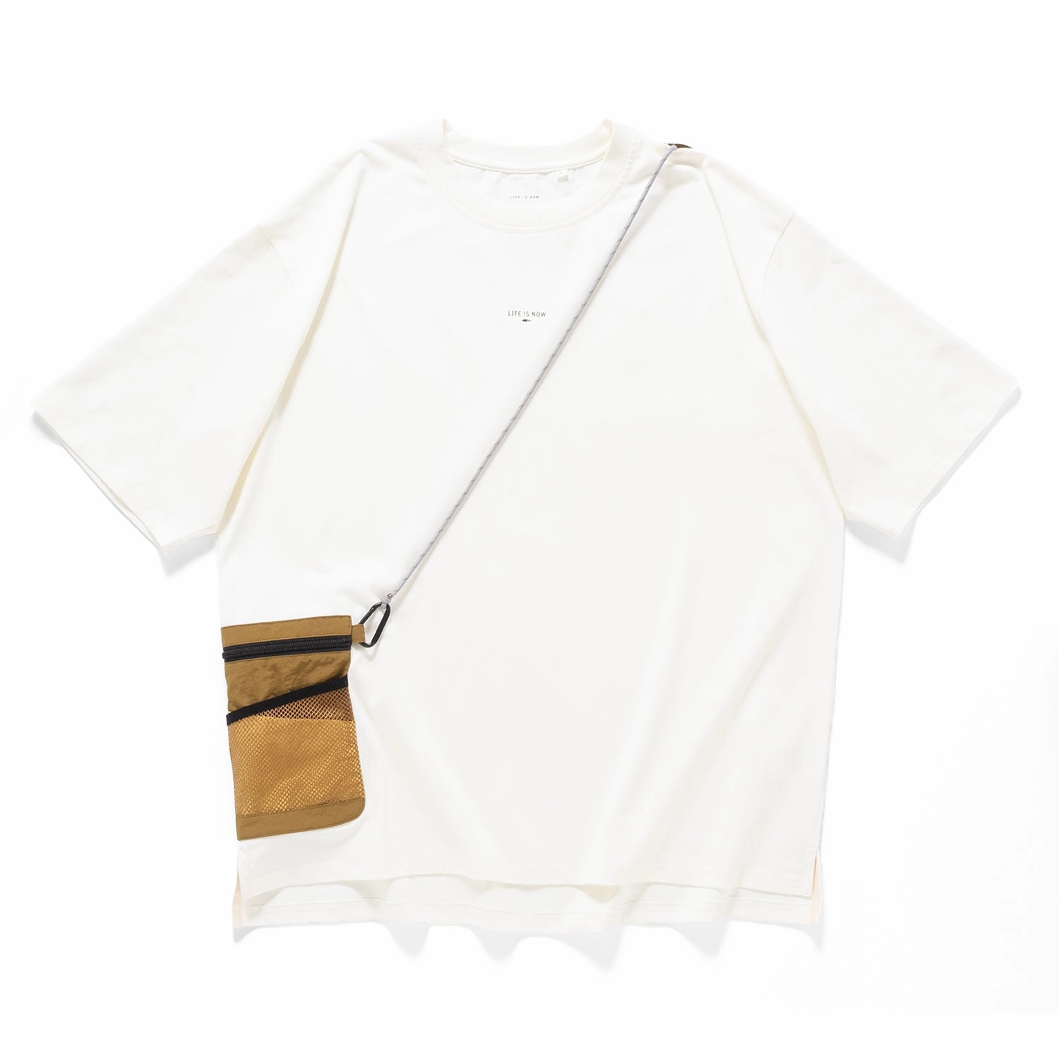 (TP1568) Fake Sacoche Tee Classic Layering