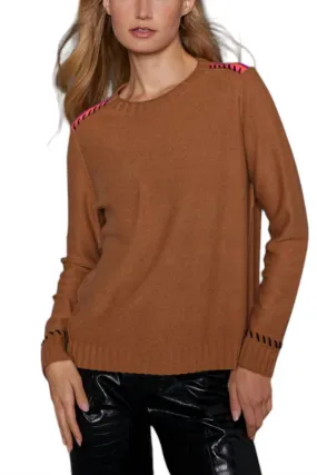 Outdoor Ready Light Knit Think Twice Sweater In Bourbon