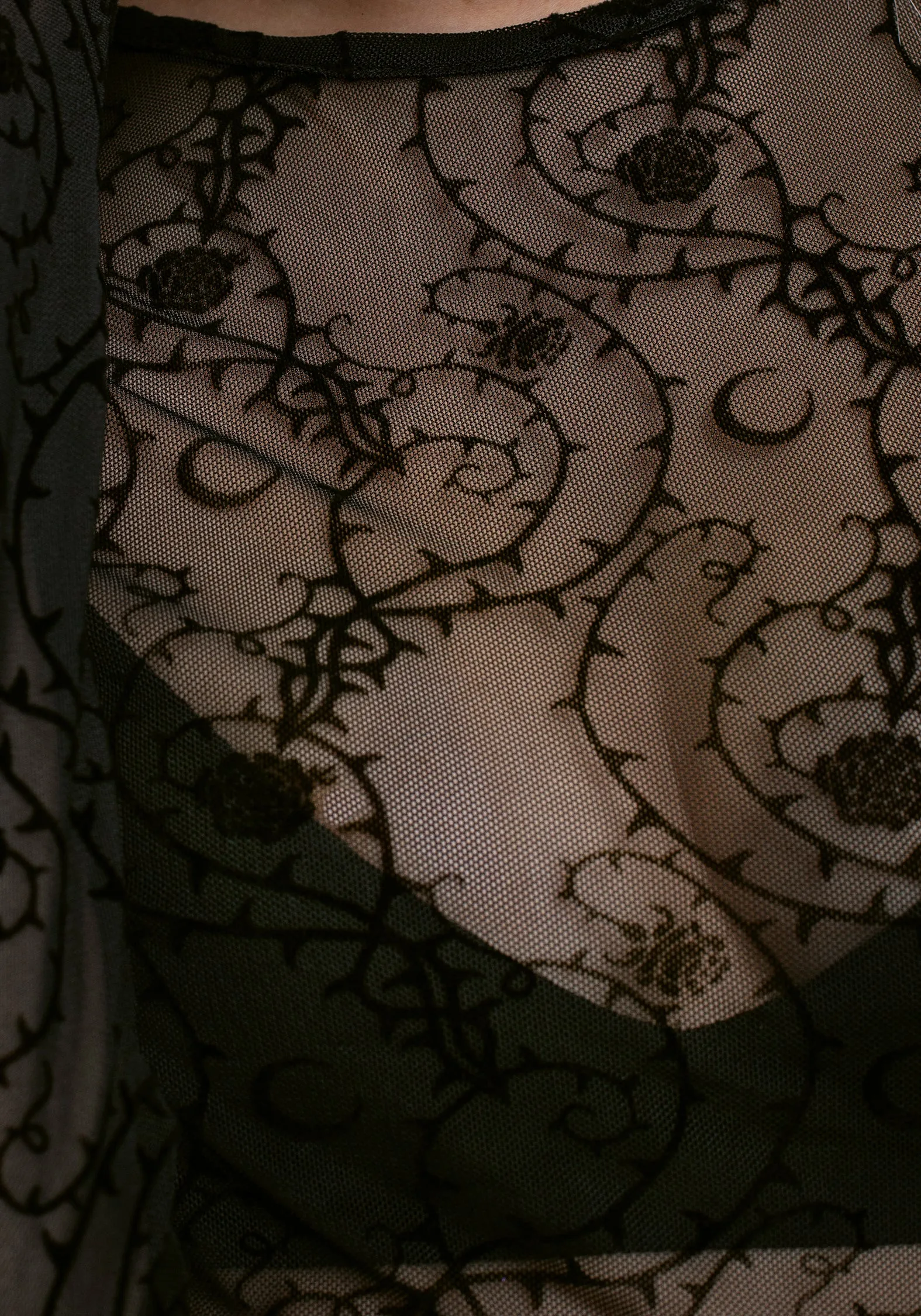 Senior Thorns Mesh Top