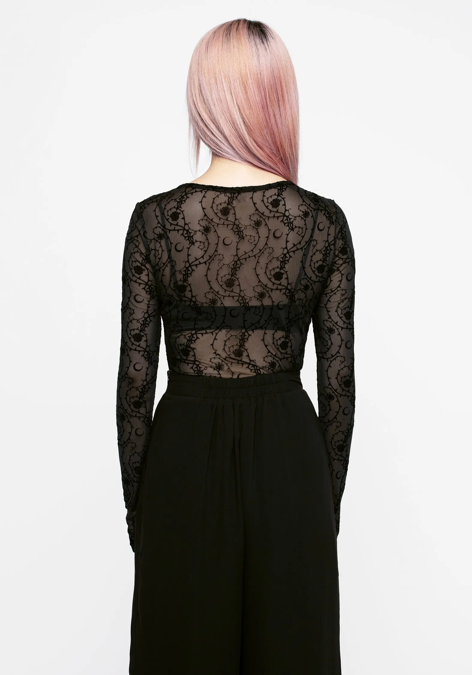 Eco Certified Manufacturing Thorns Mesh Top