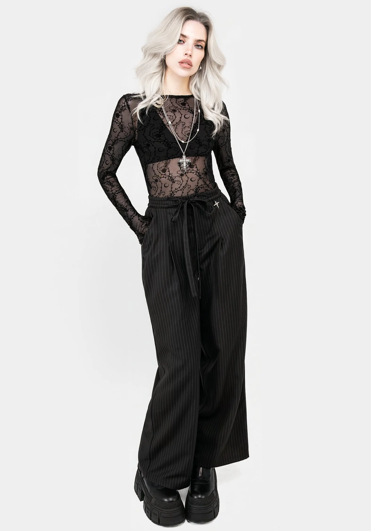 Toothpaste Thorns Mesh Top