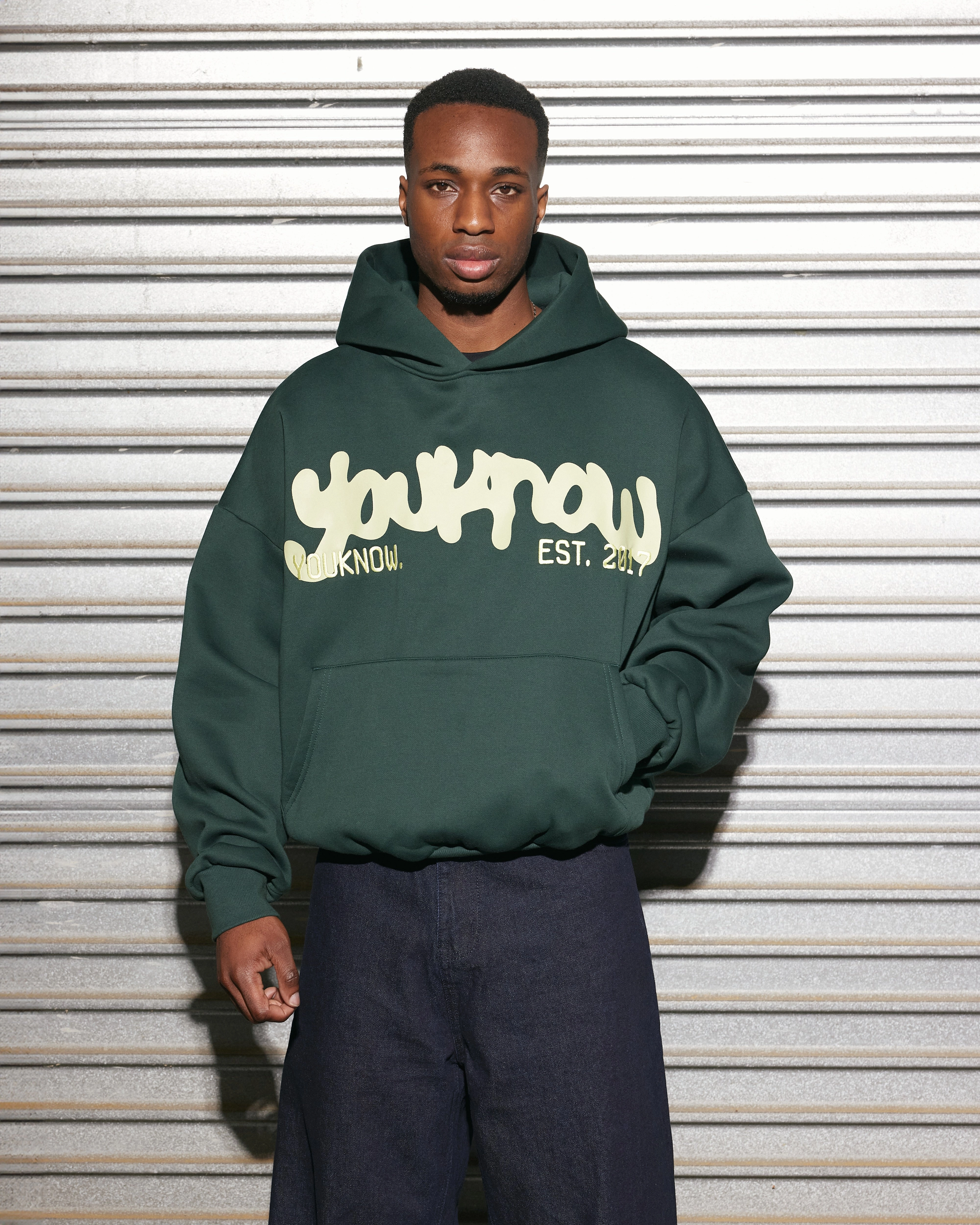 Suede Feel Impact Hoodie | Jade