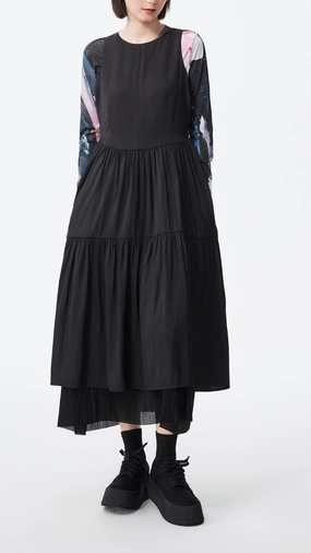Tiered Midi Dress Contemporary Wear