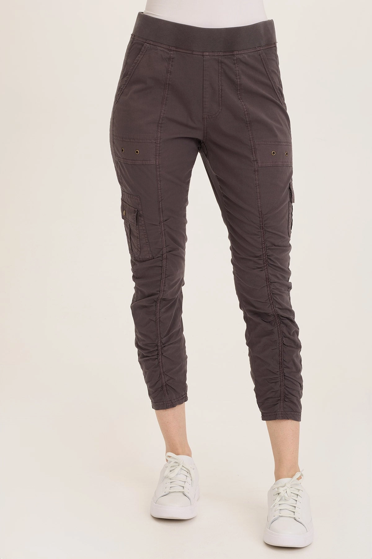 Tilton Stretch Poplin Ruched Skinny Pant Outdoor Lover Morning Stretch Skin Friendly Casual Wearer