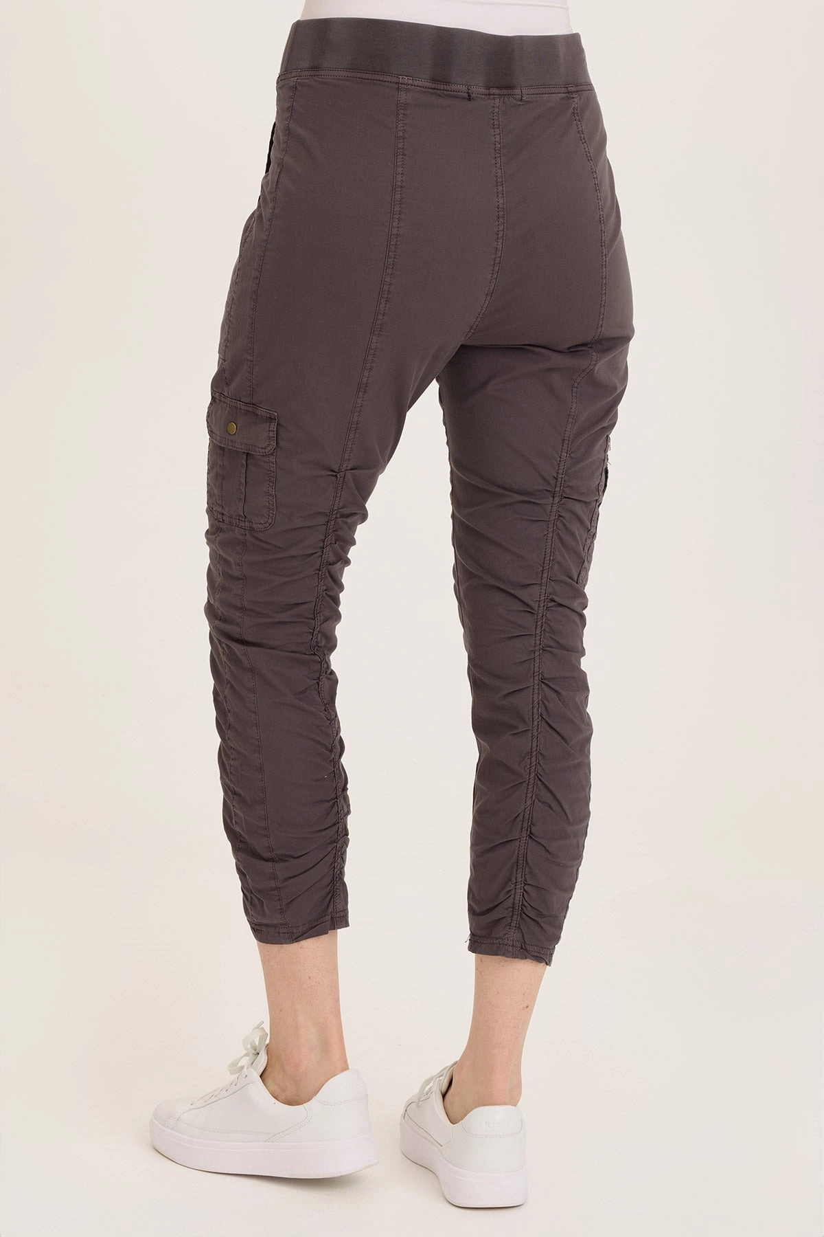 Tilton Stretch Poplin Ruched Skinny Pant Wrinkle Resistant Pro Athlete