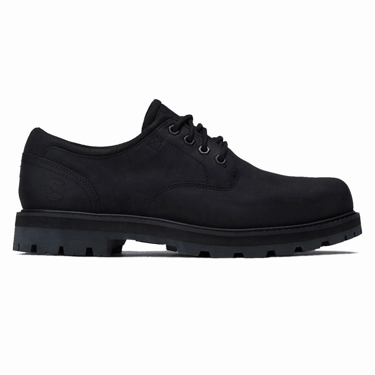 Timberland Britton Road Lace Up WP Shoes - Black Full Grain Torsional Rigidity Anti Slip Outsole