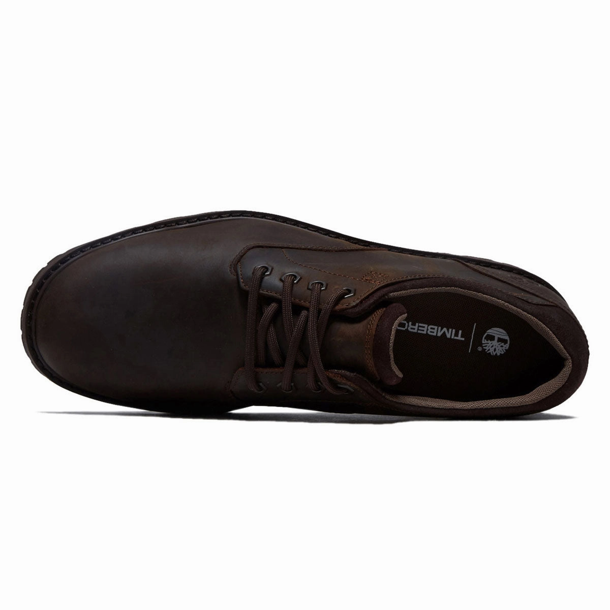 Timberland Britton Road Lace Up WP Shoes - Dark Brown Full Grain Comfort Option Reinforced Heel Cup