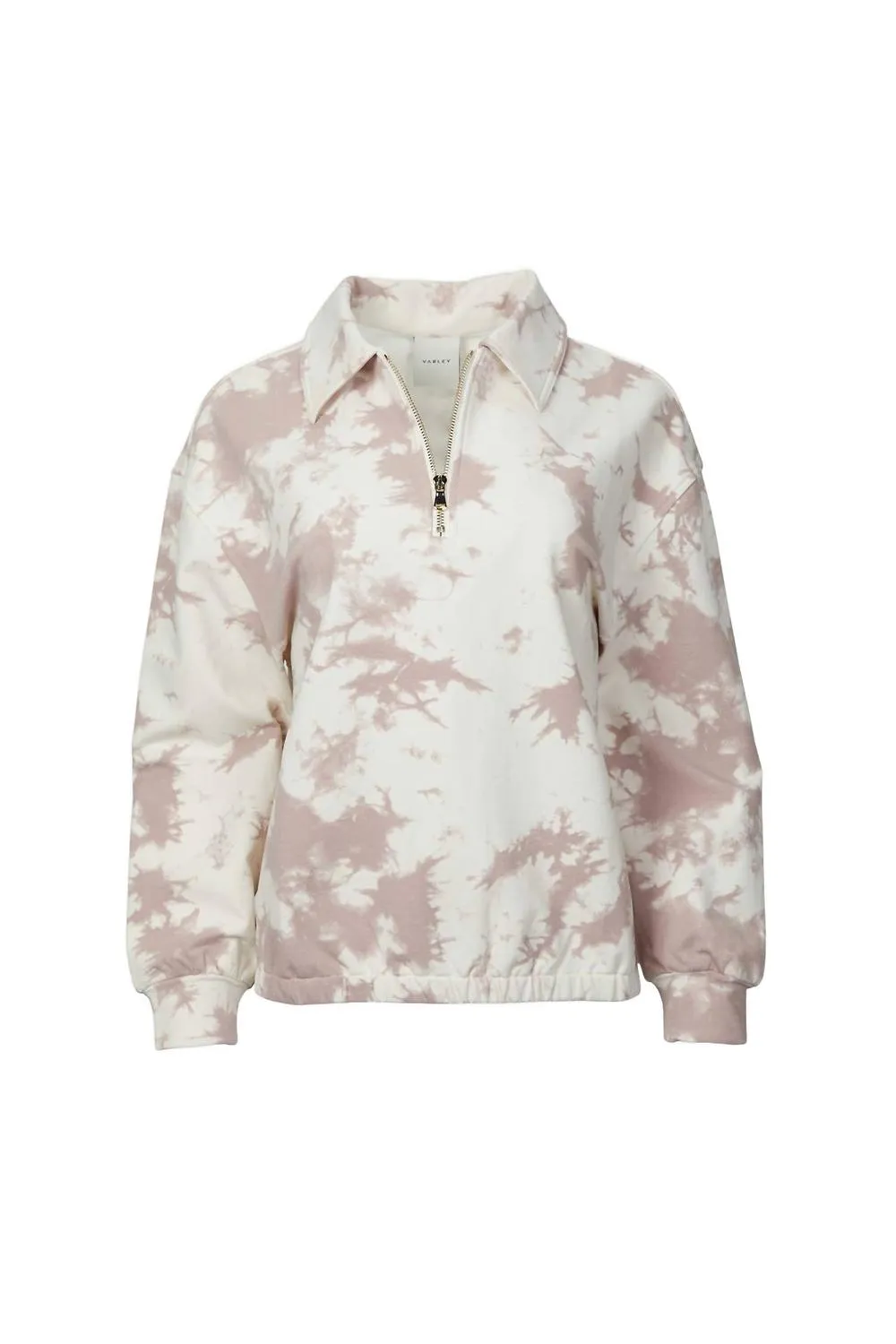 Versatile Layering Layered Warmth Romero Sweater In Taupe Tie Dye