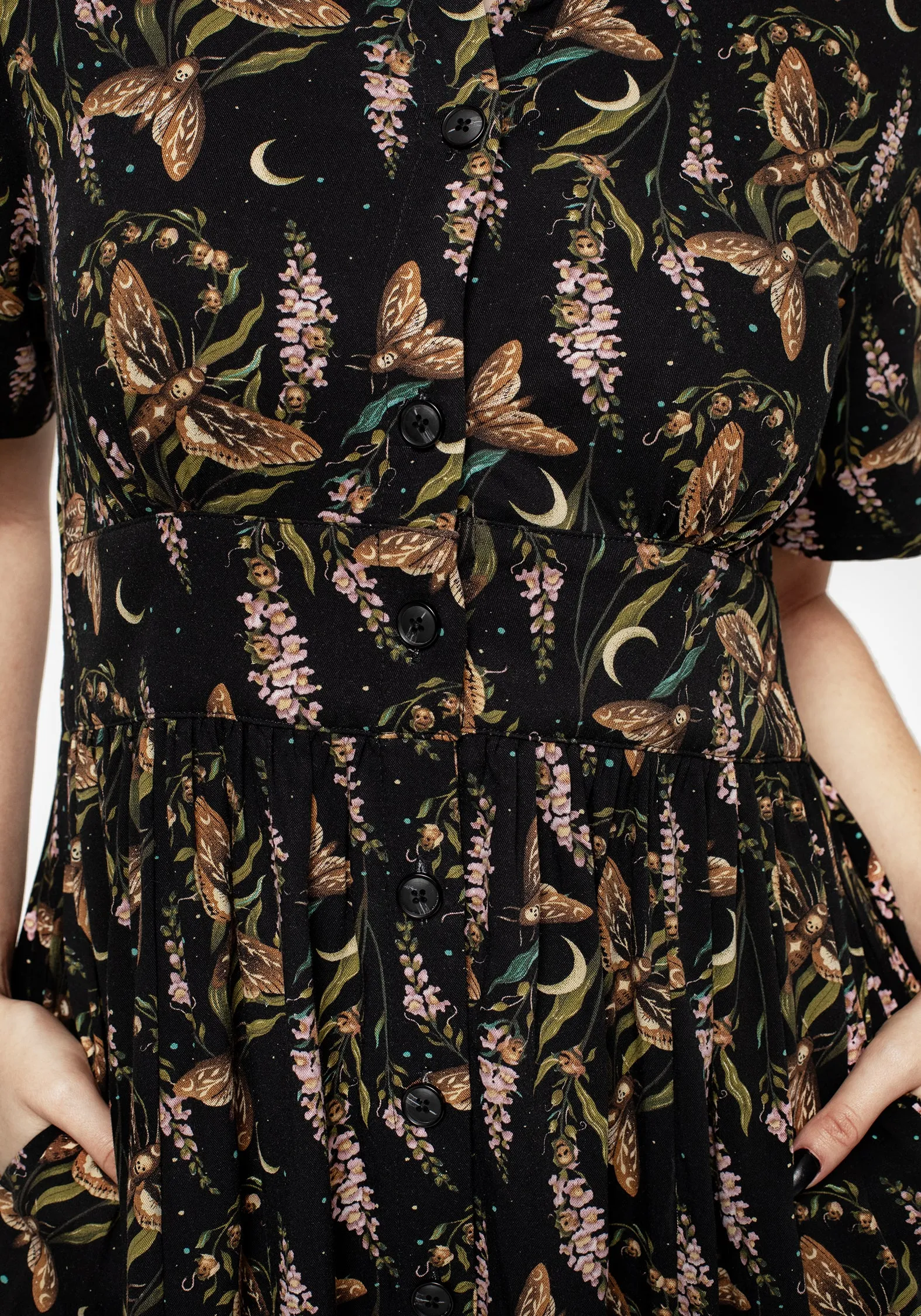 Atropos Midi Shirt Dress Wide Swing