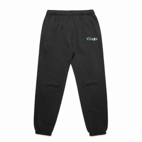 Vice 84 'Original Sporting Goods' Joggers - Faded Black OrganicCotton