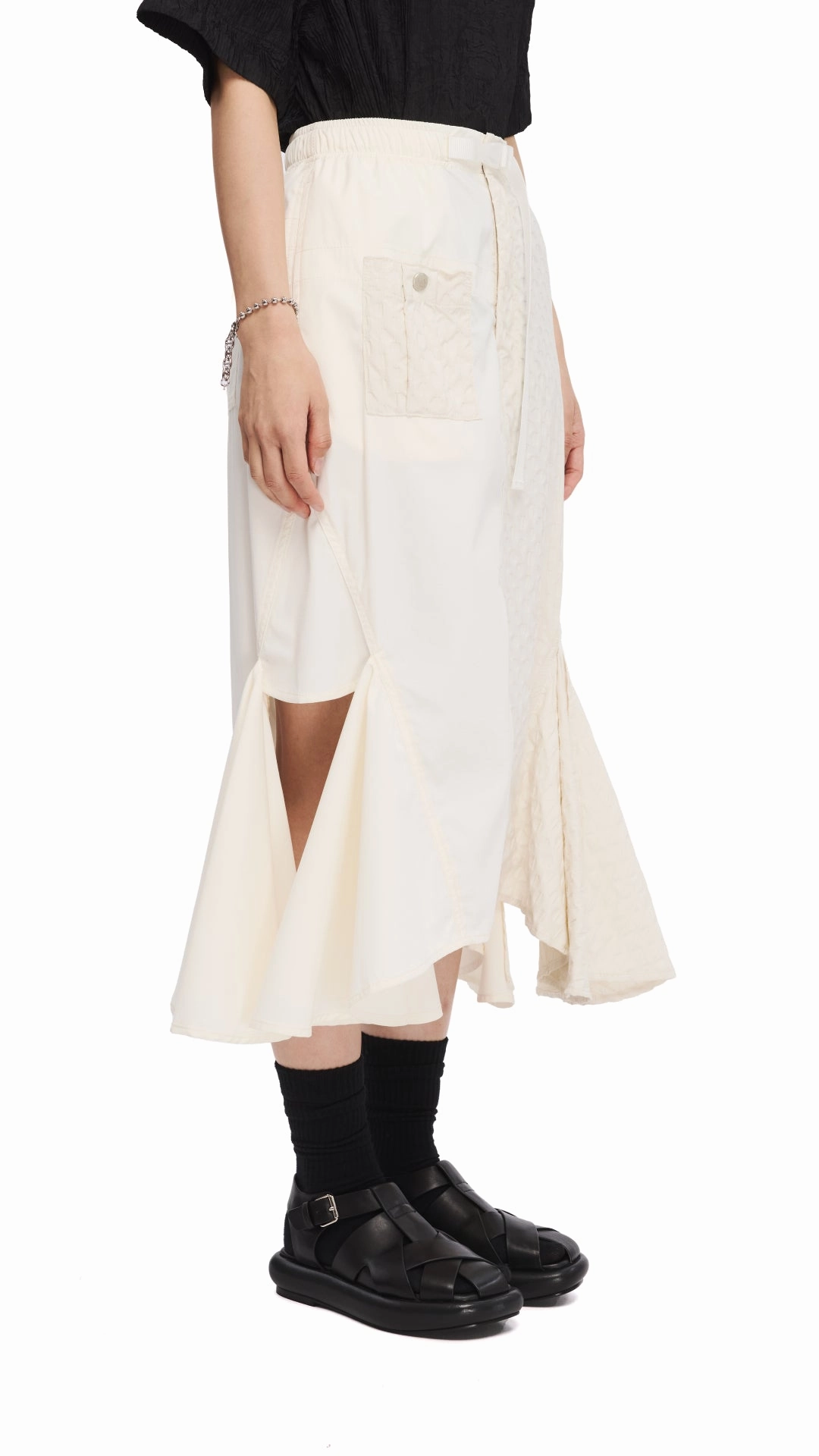 Soft Lining Military Fishtail Skirt