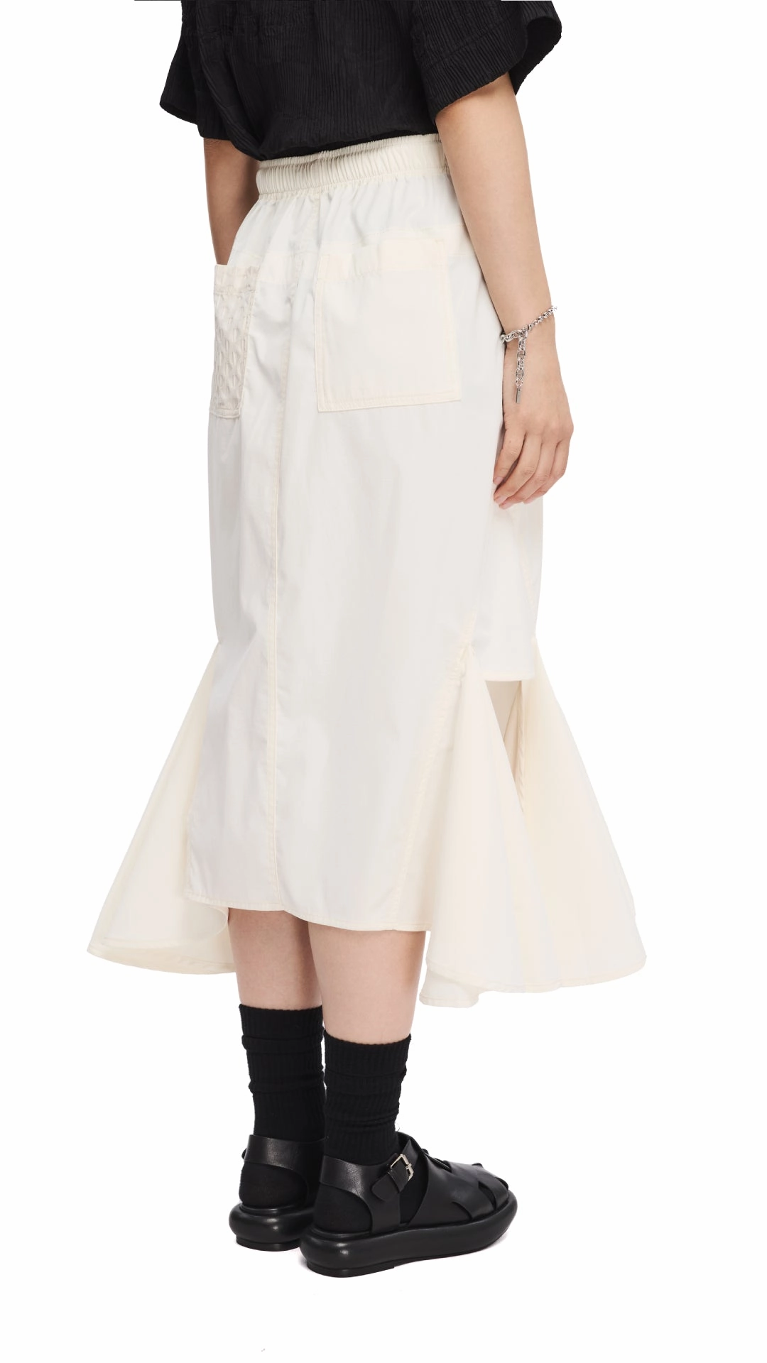 Military Fishtail Skirt Simple Style