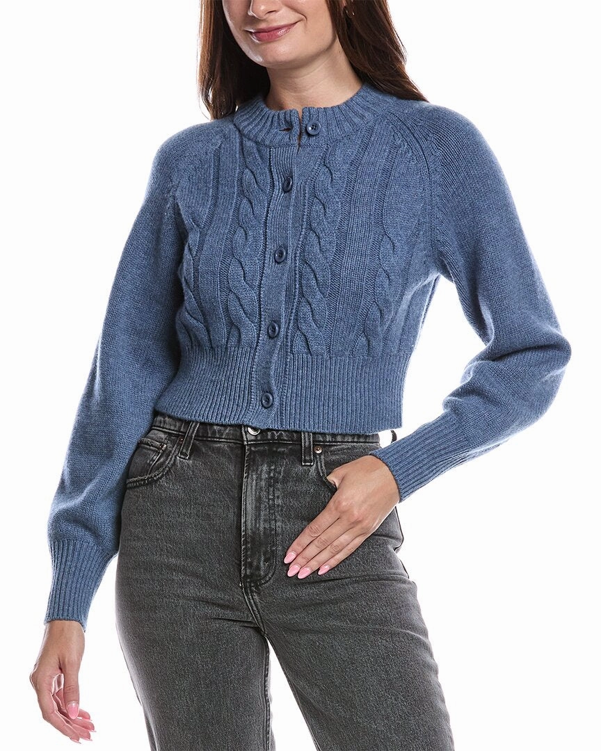 TOCCIN Rita Wool & Cashmere-Blend Cardigan Zero Waste Production