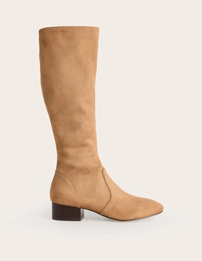 Flat Stretch Knee Boots-Acorn Feather Light Rough Terrain
