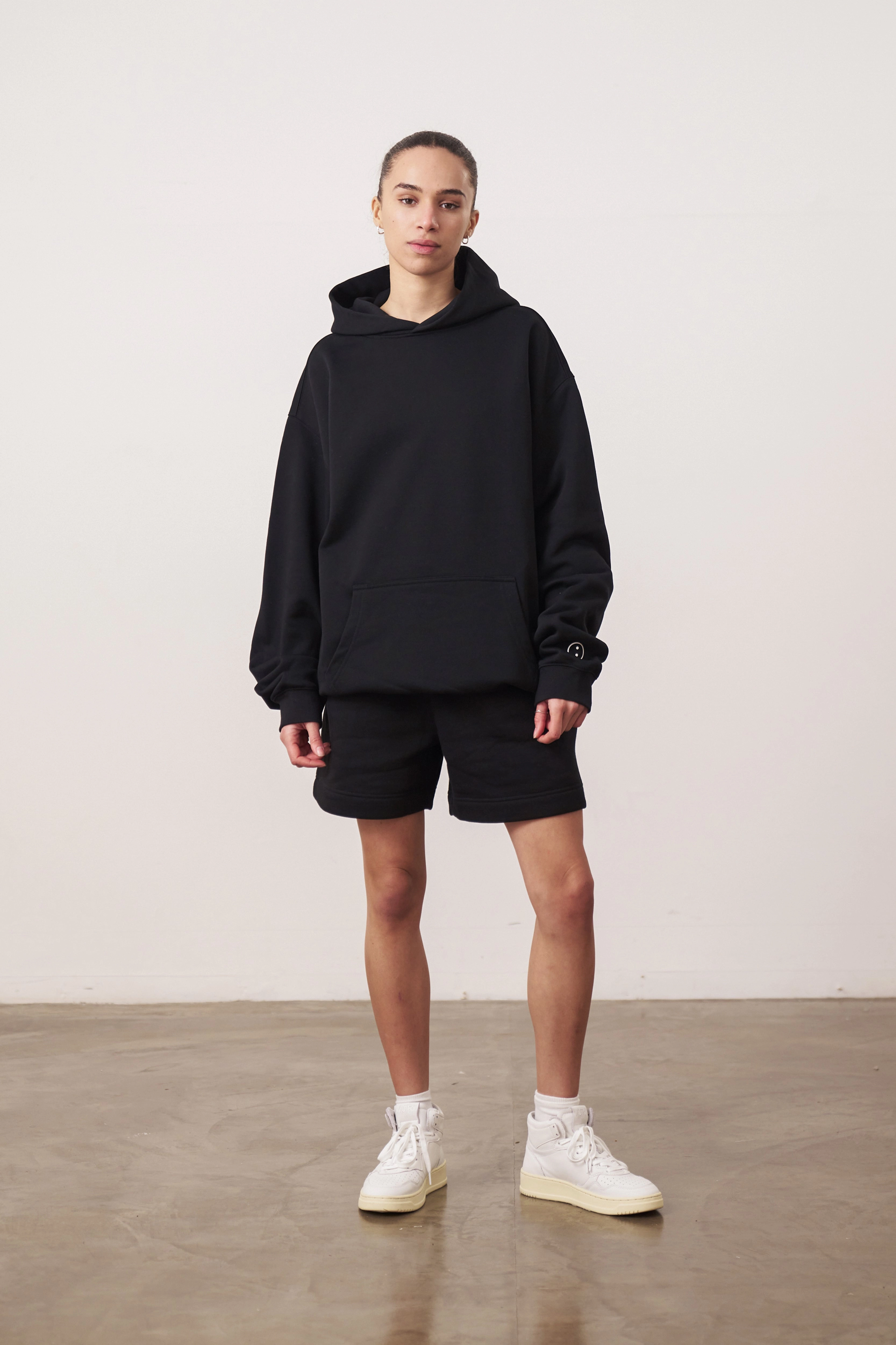 Essentials Premium Hoodie - Black Summer Vacation