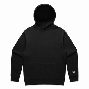 Essentials Premium Hoodie - Black Eco Conscious Dyes Minimalist Wardrobe