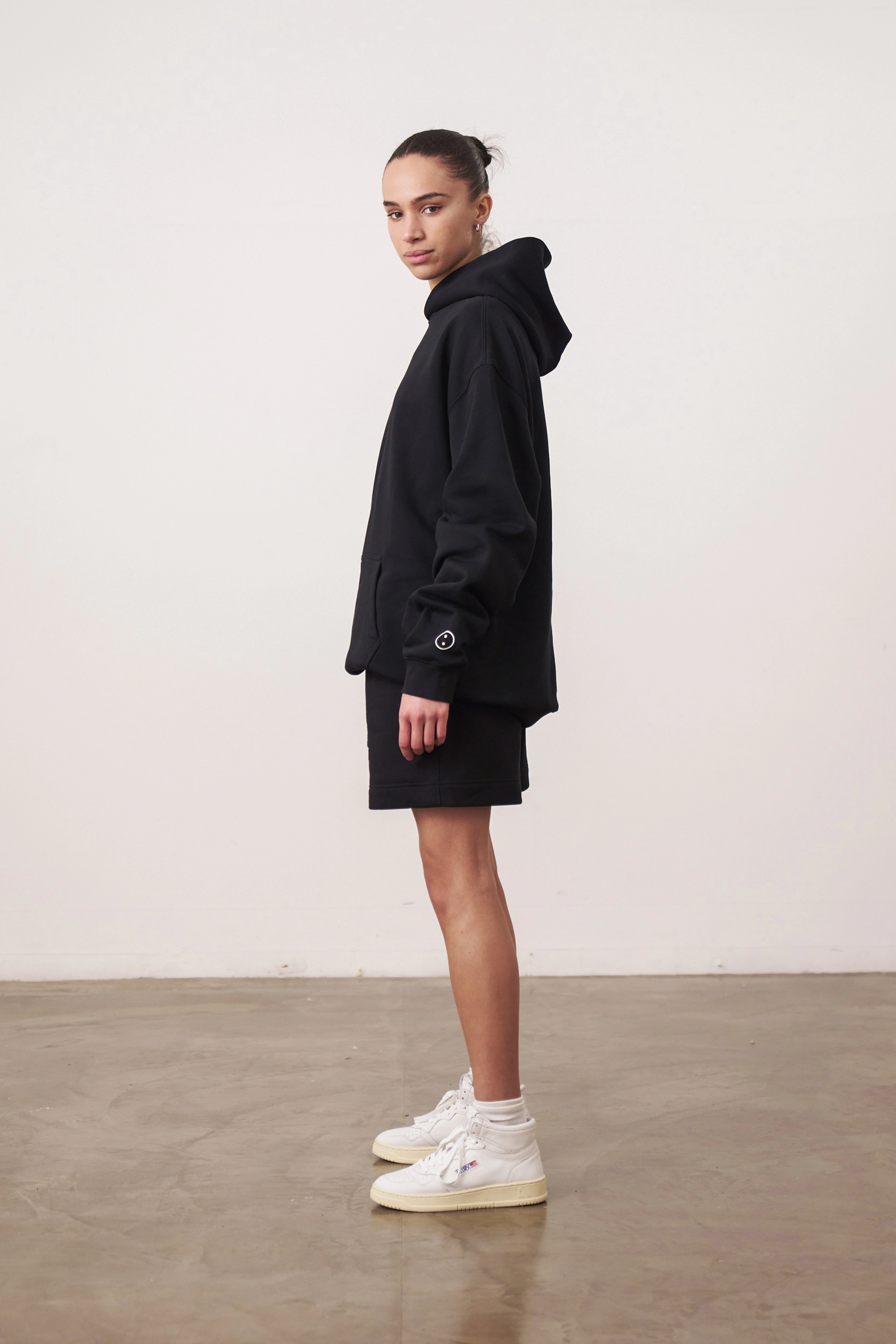 Essentials Premium Hoodie - Black Kangaroo Pocket