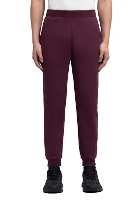 Button front ReinforcedSeams Slim Fleece Sweatpants | Burgundy RDE179