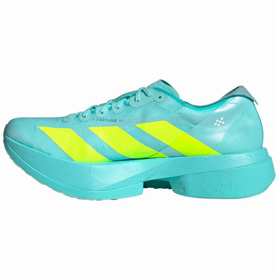 Rest air - filled shoes Mens's Adizero Adios Pro 4 Running Shoes Flash Aqua / Lucid Lemon / Mint Ton