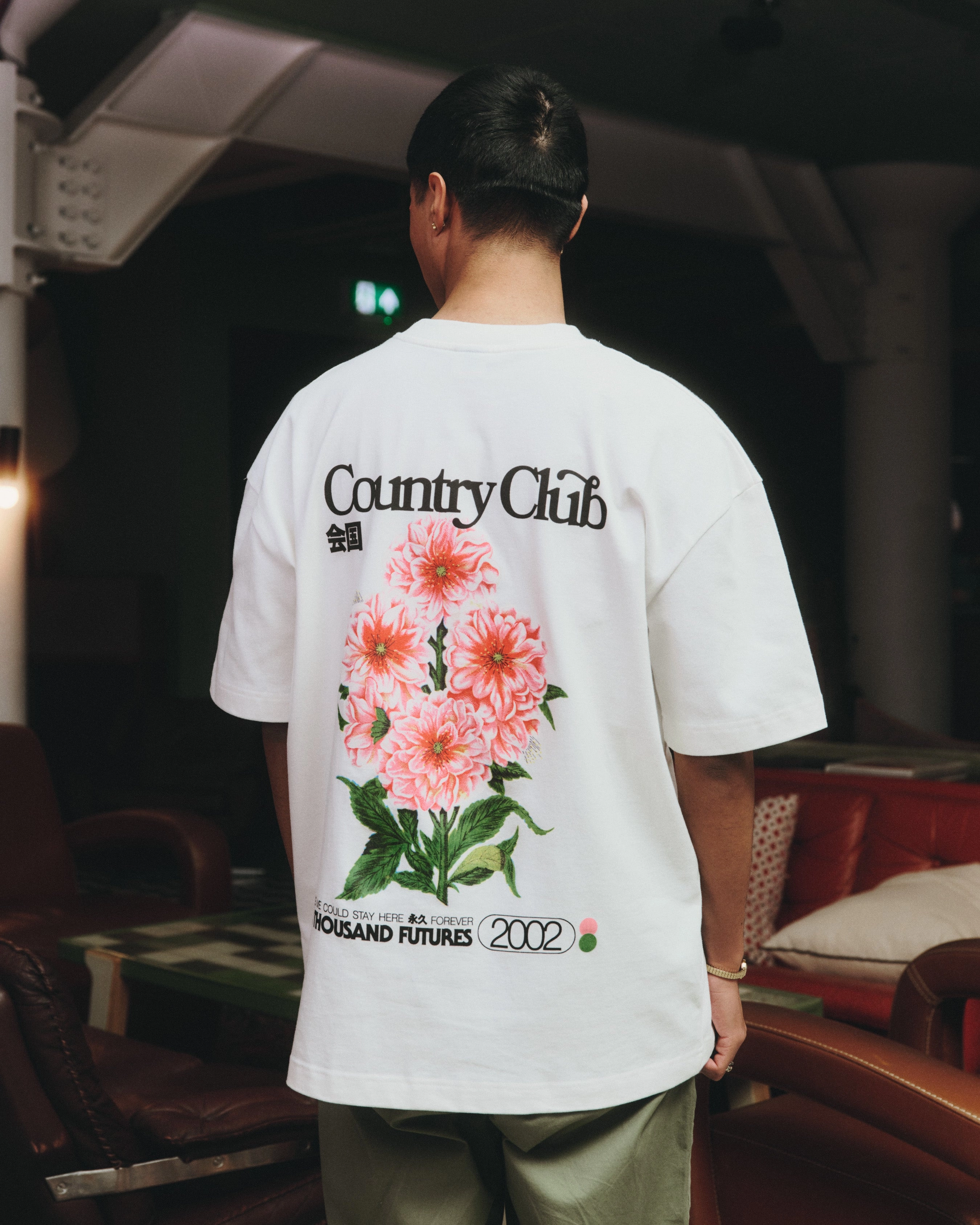 Adaptable A Thousand Futures x GK 'Country Club' Tee - Off-White