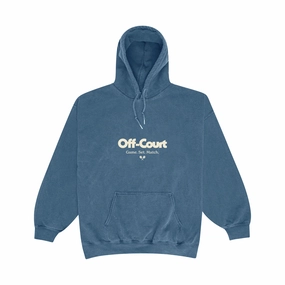 Senior Ultra Soft Handfeel Vice 84 'Off-Court GSM' Vintage Washed Hoodie - Blue