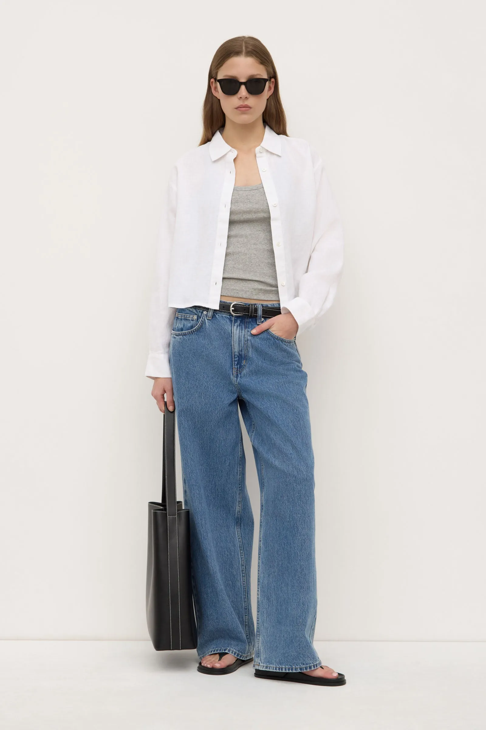 Lilah Linen Boxy Shirt Compact Packing
